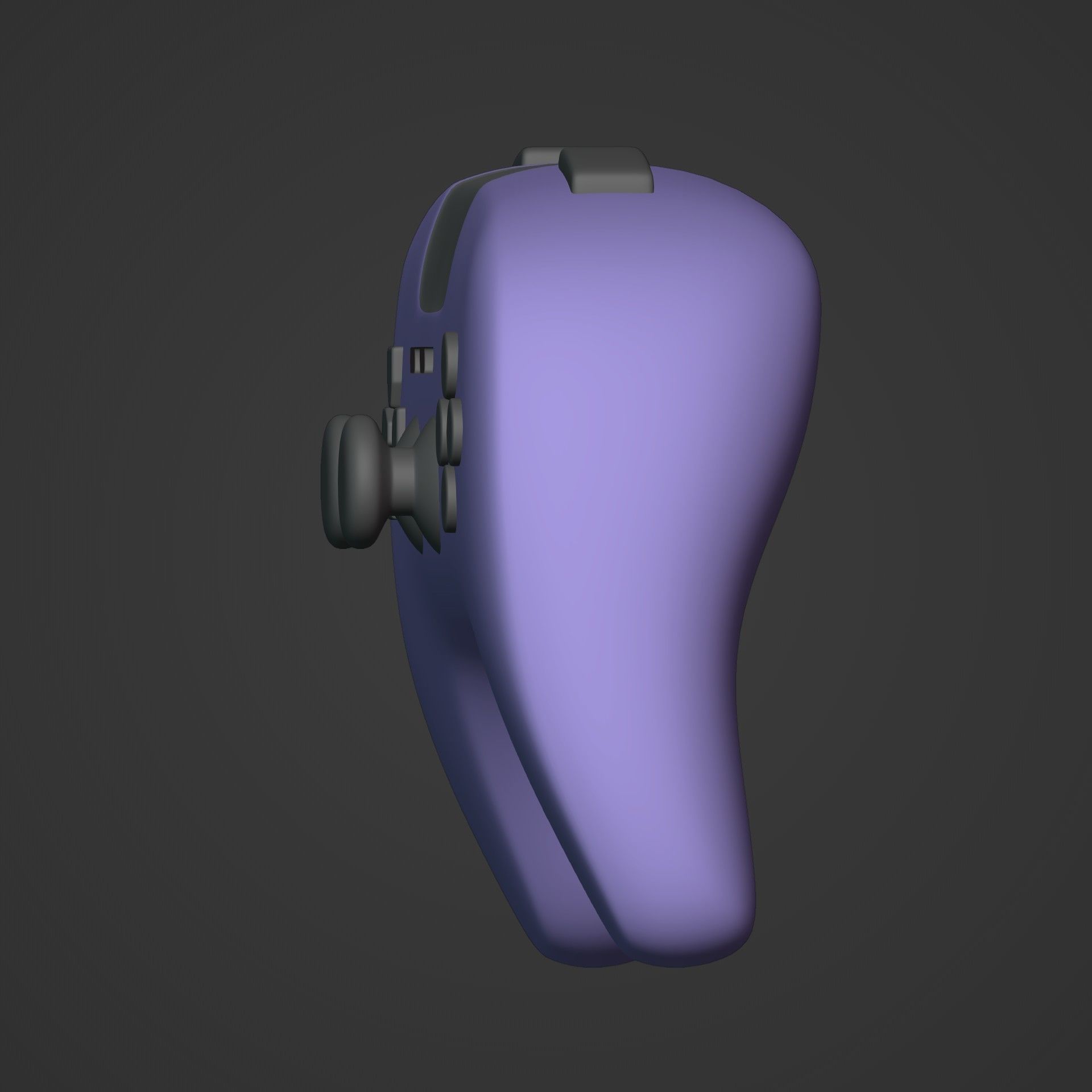 Game Controller Low-poly 3D model_10