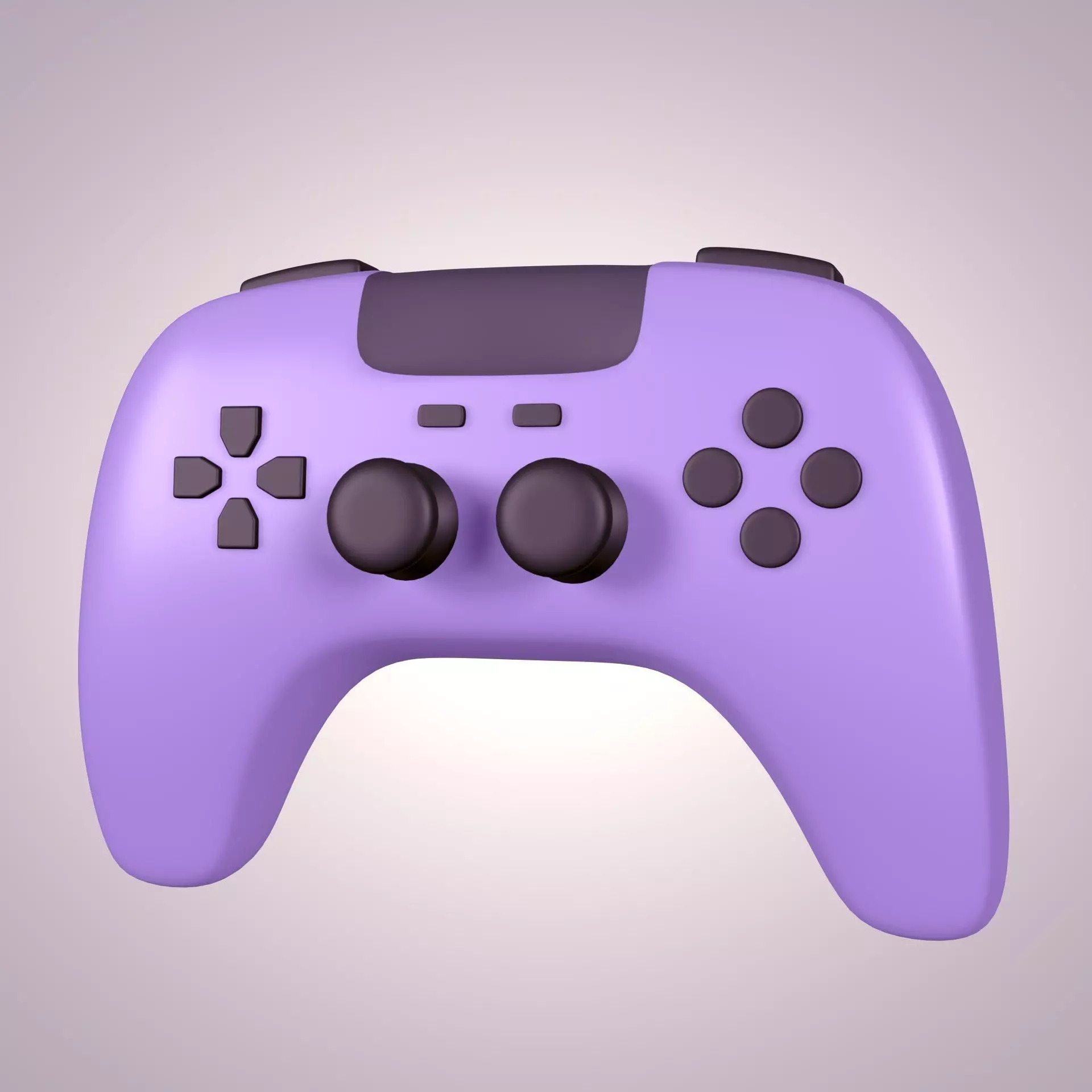 Game Controller Low-poly 3D model_0