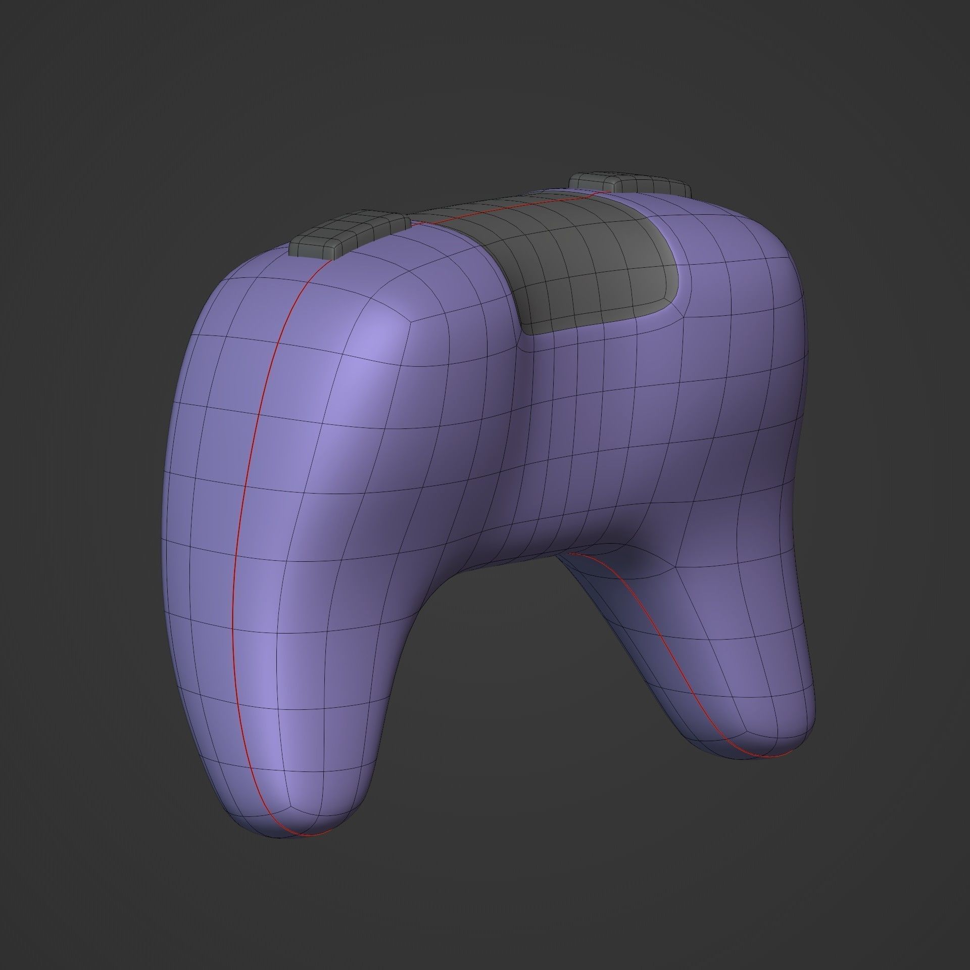 Game Controller Low-poly 3D model_17