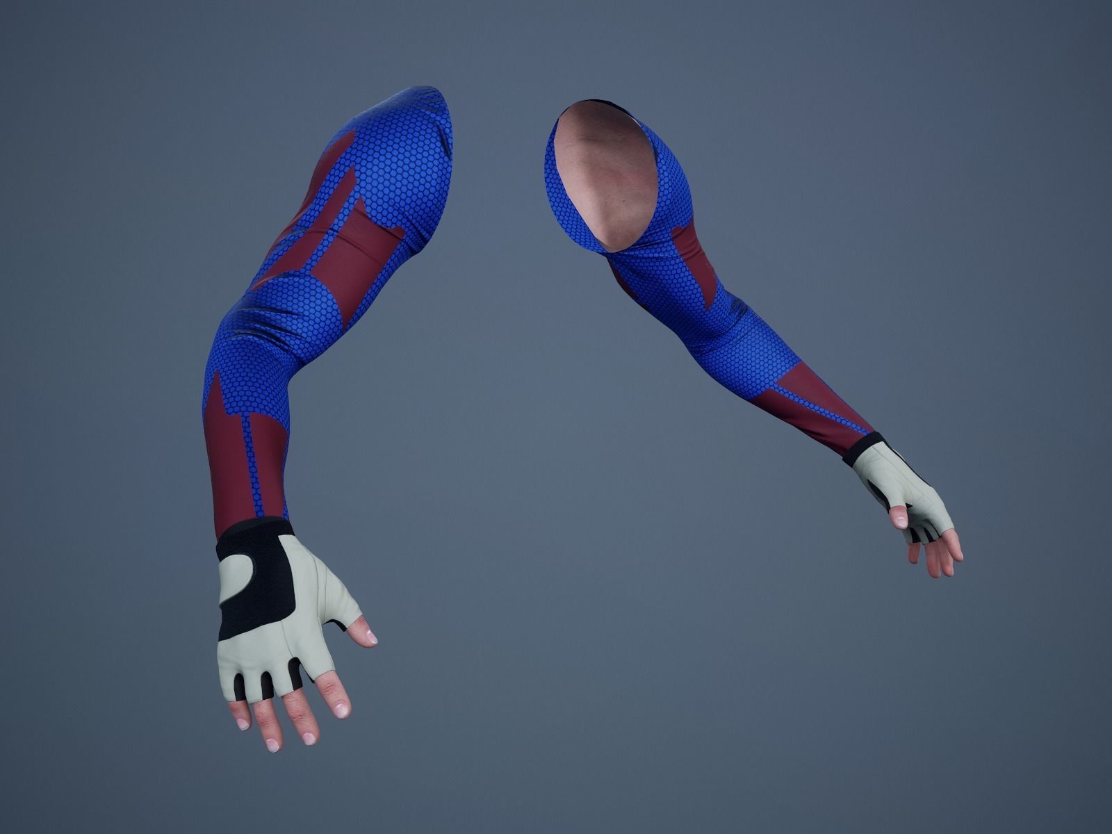 FPS First Person Arms - 02 Low-poly 3D model_2