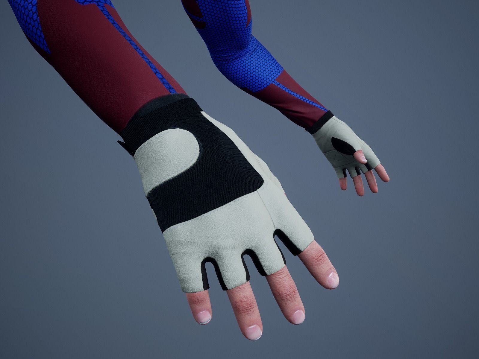 FPS First Person Arms - 02 Low-poly 3D model_6