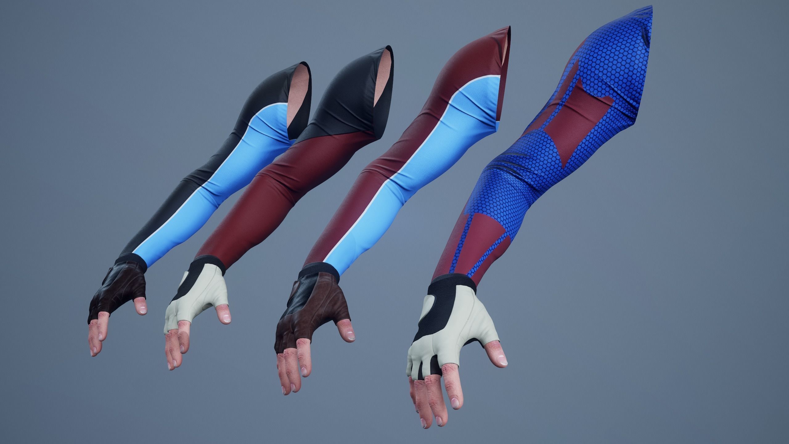 FPS First Person Arms - 02 Low-poly 3D model_15