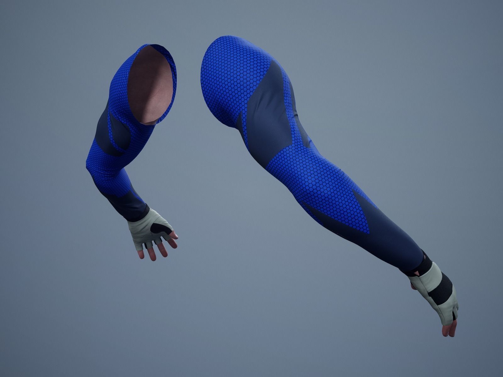 FPS First Person Arms - 02 Low-poly 3D model_10