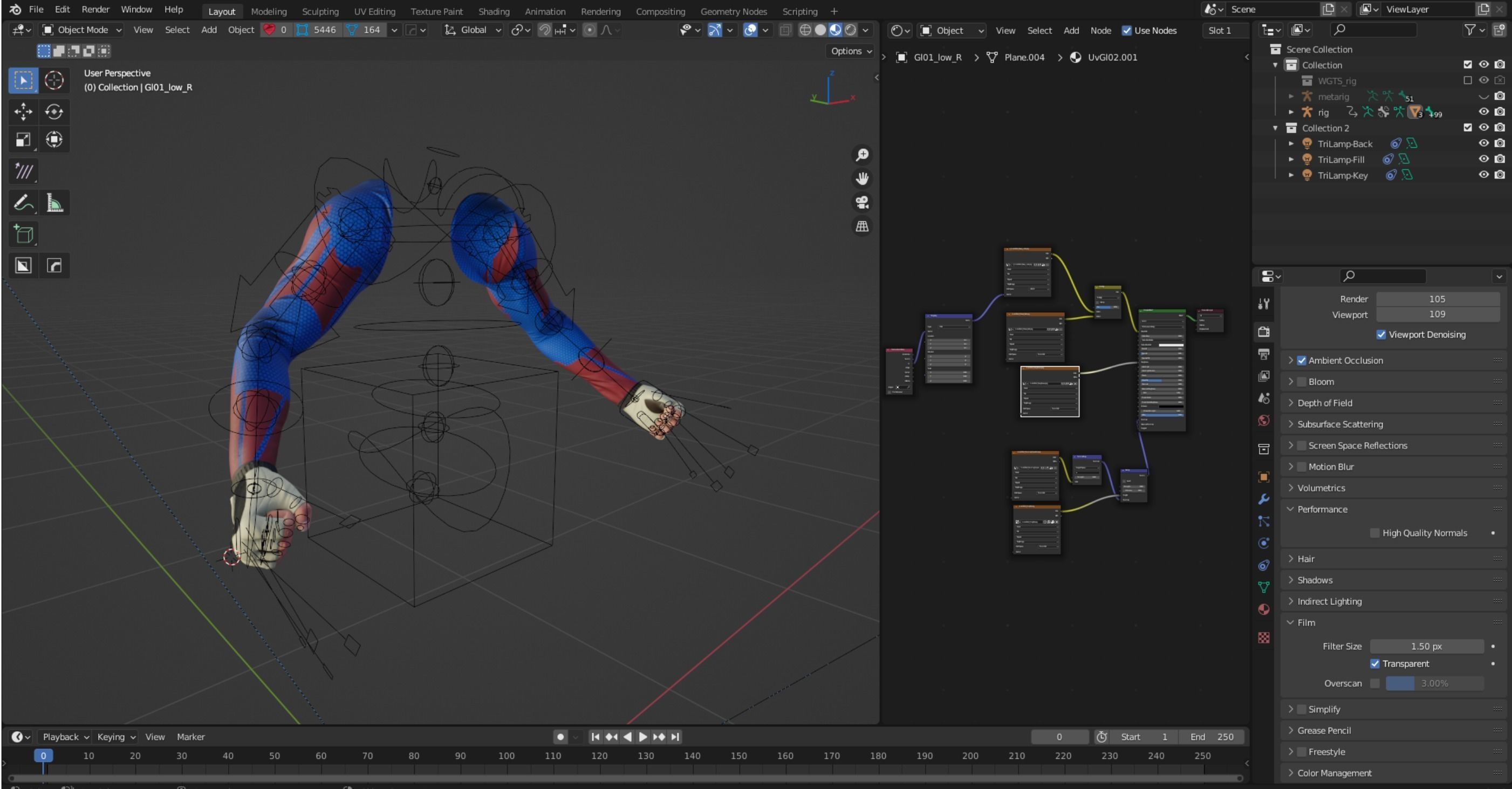 FPS First Person Arms - 02 Low-poly 3D model_21