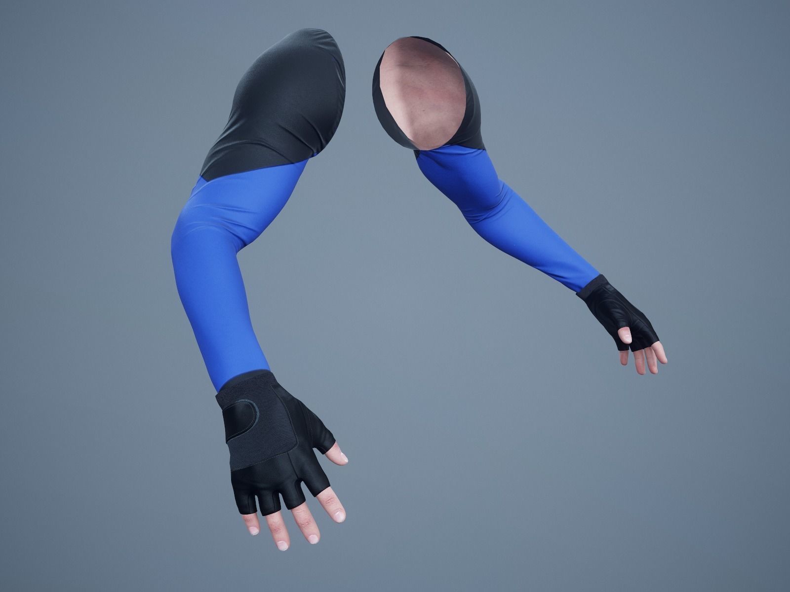 FPS First Person Arms - 02 Low-poly 3D model_8