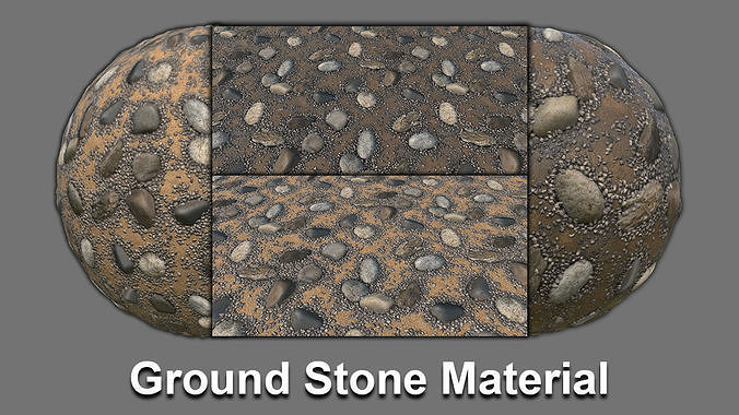 Ground Stone Material Texture