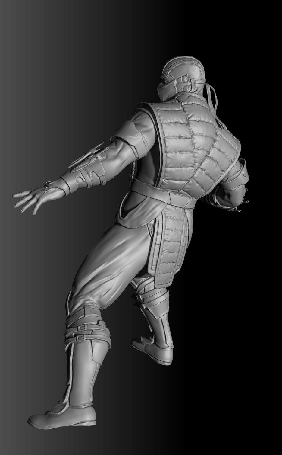SCORPION VS SUB-ZERO for 3D PRINT STL  3D print model_6