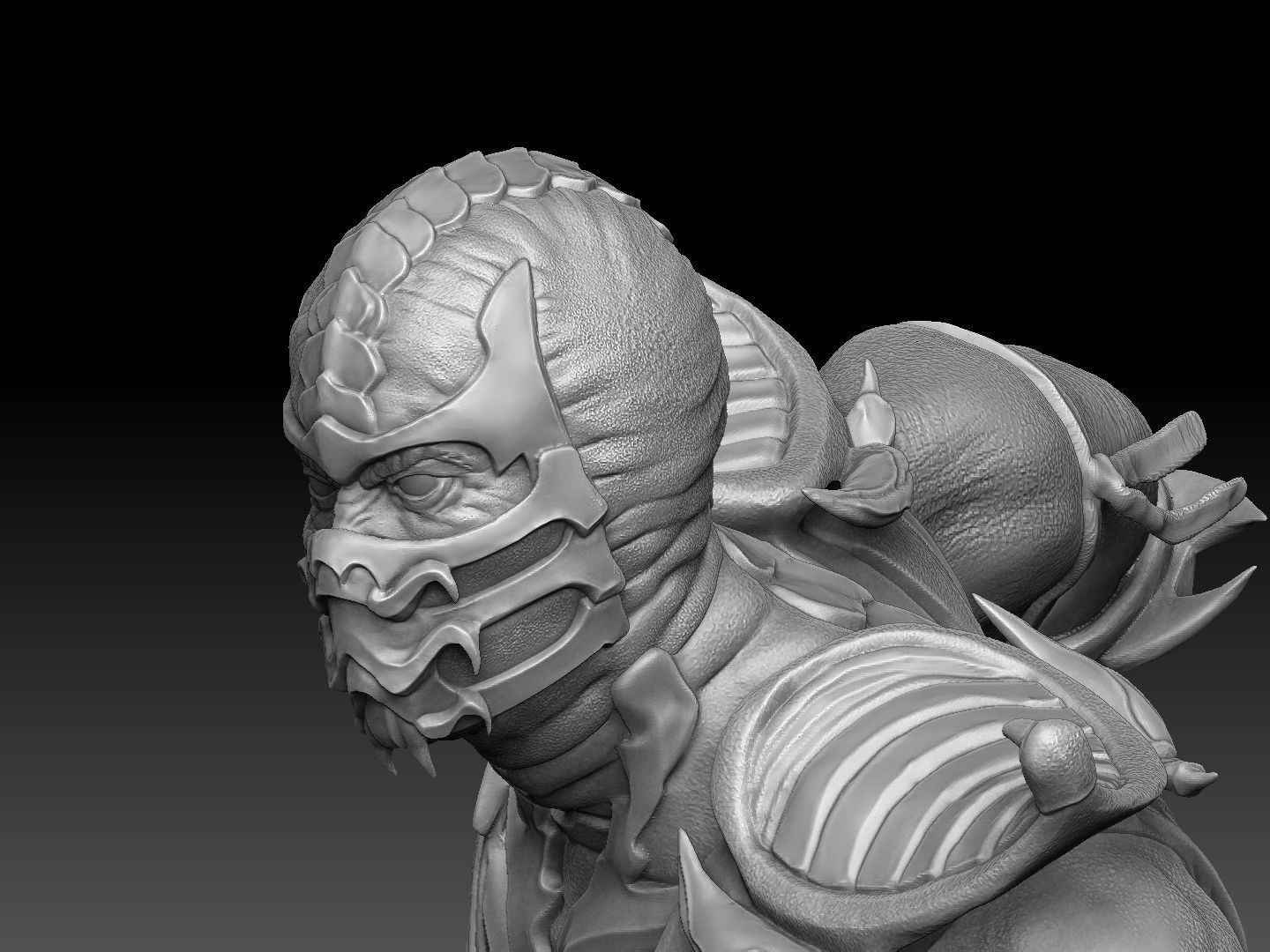 SCORPION VS SUB-ZERO for 3D PRINT STL  3D print model_58