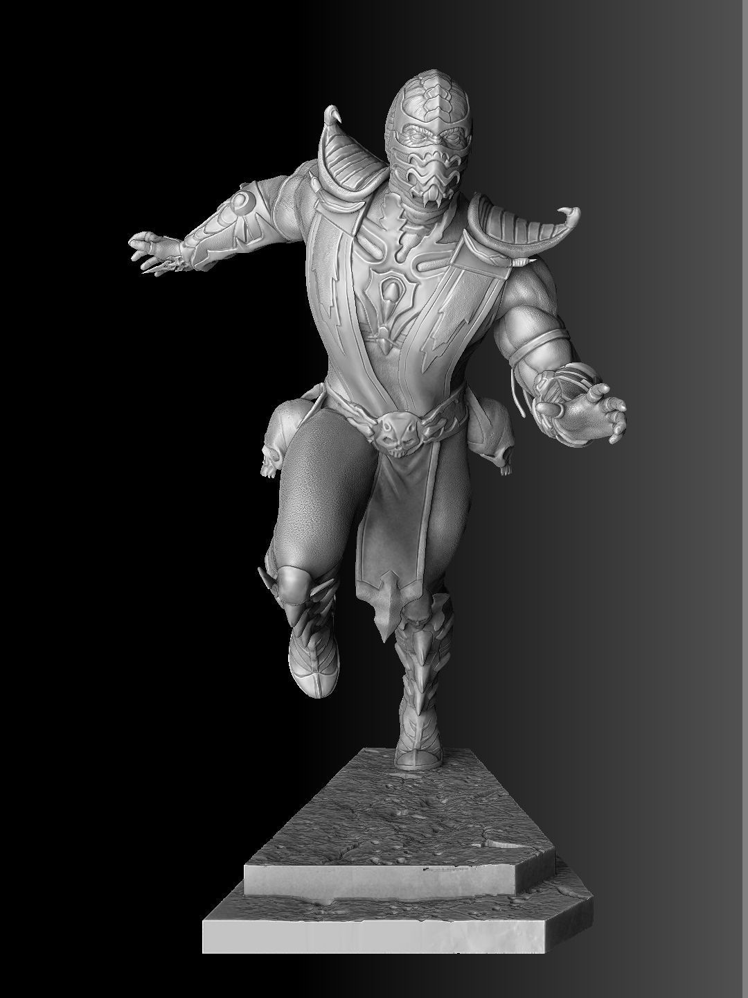 SCORPION VS SUB-ZERO for 3D PRINT STL  3D print model_51