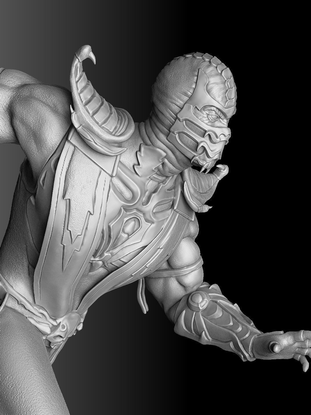 SCORPION VS SUB-ZERO for 3D PRINT STL  3D print model_48