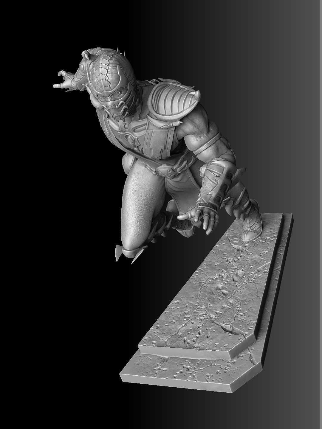 SCORPION VS SUB-ZERO for 3D PRINT STL  3D print model_50