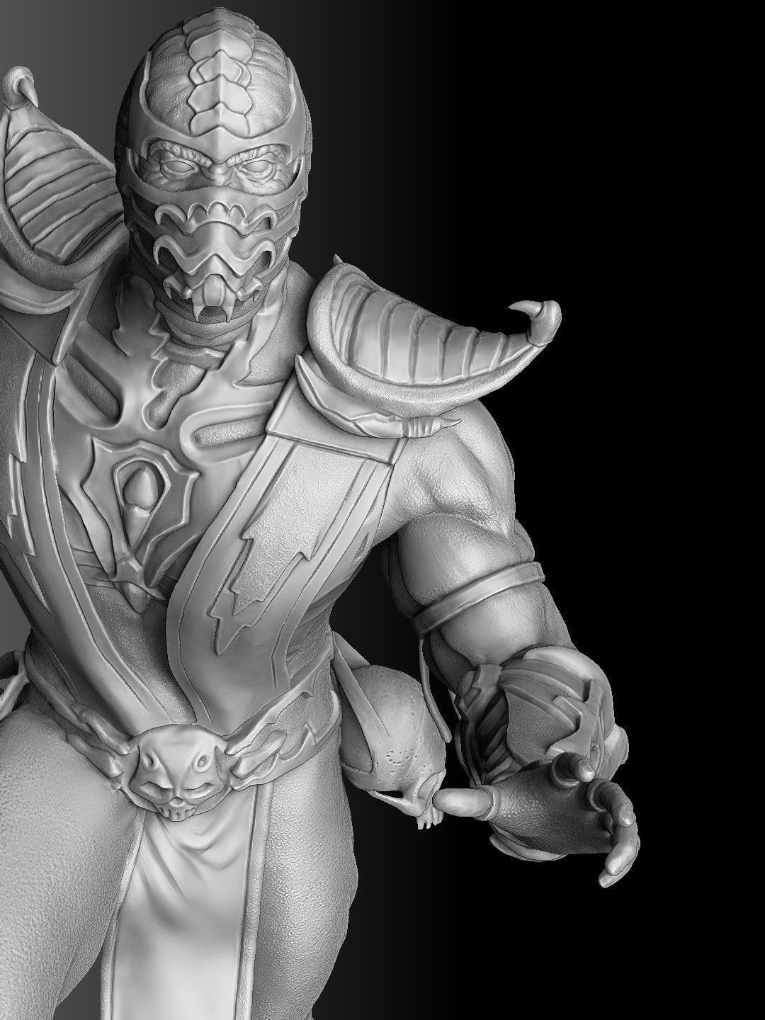 SCORPION VS SUB-ZERO for 3D PRINT STL  3D print model_44