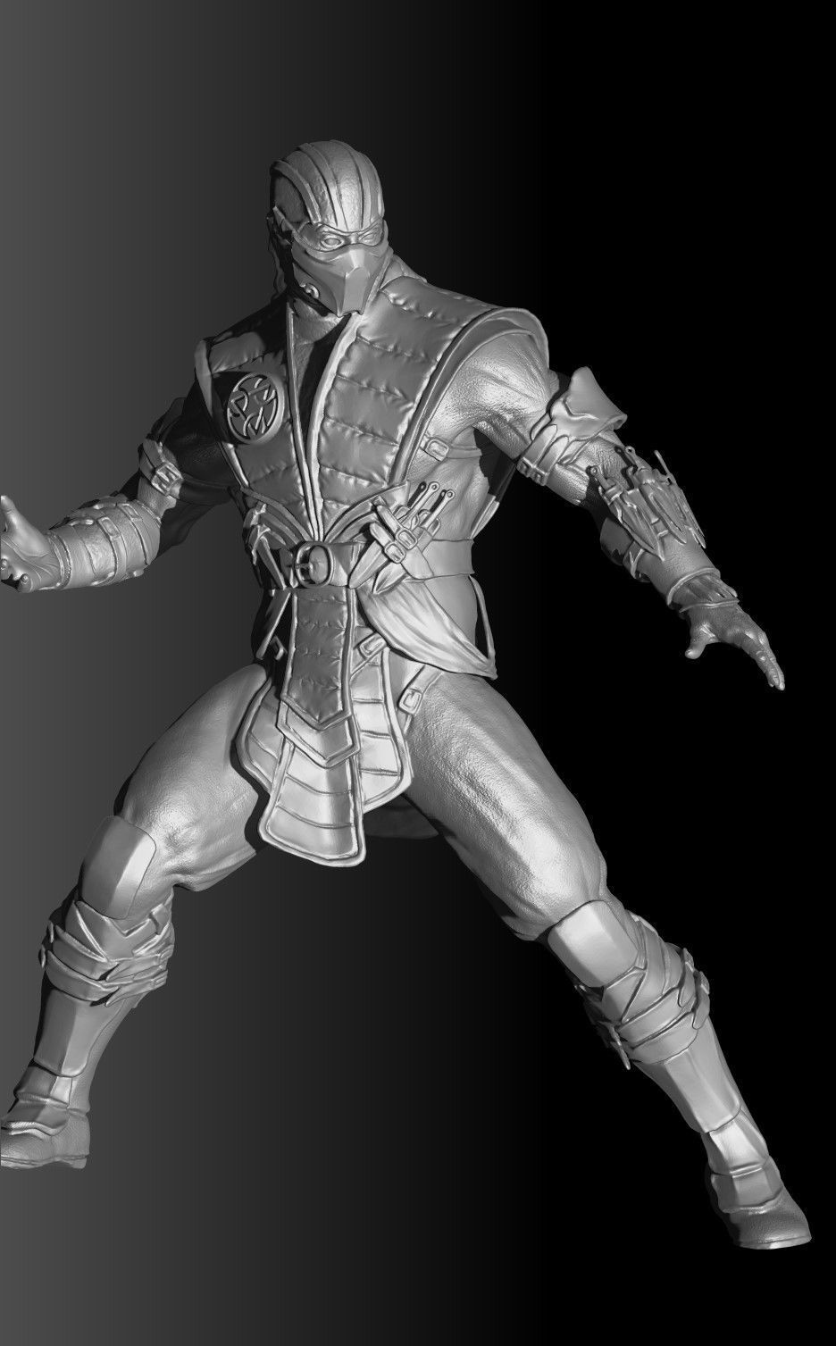 SCORPION VS SUB-ZERO for 3D PRINT STL  3D print model_59