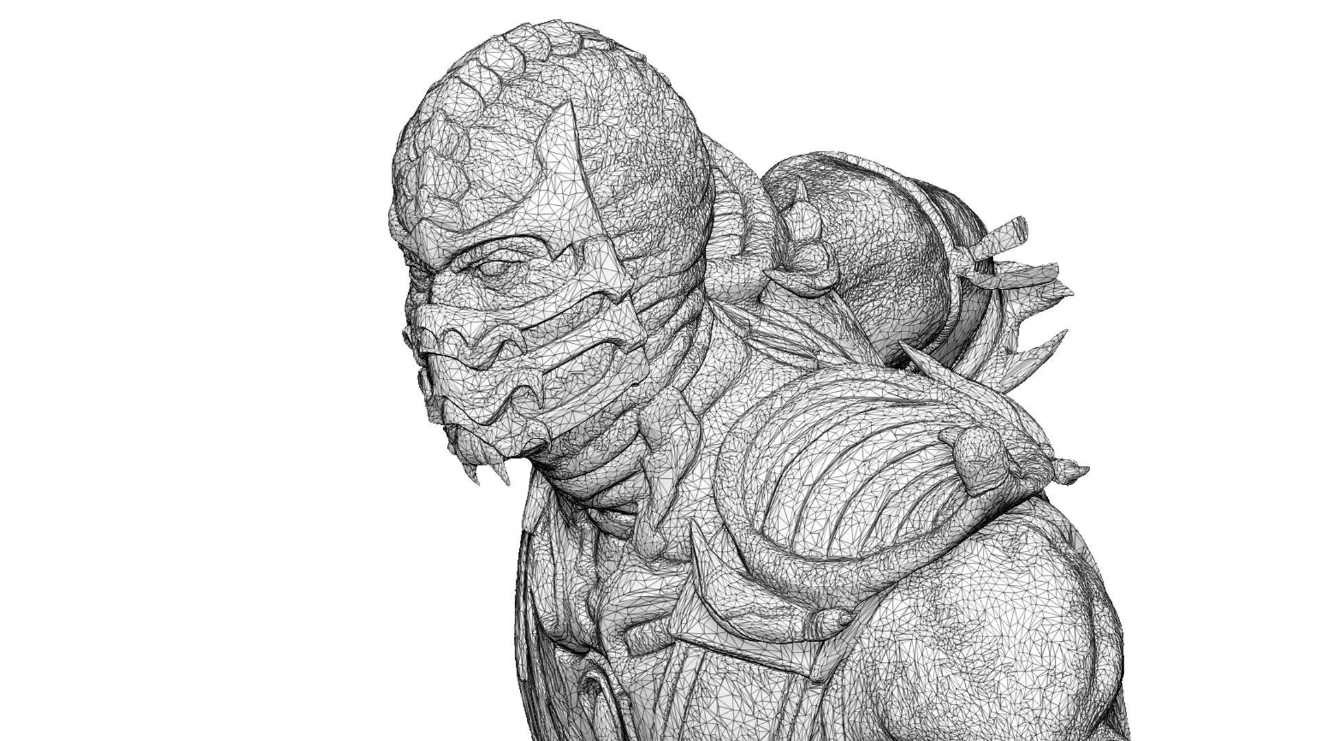 SCORPION VS SUB-ZERO for 3D PRINT STL  3D print model_37