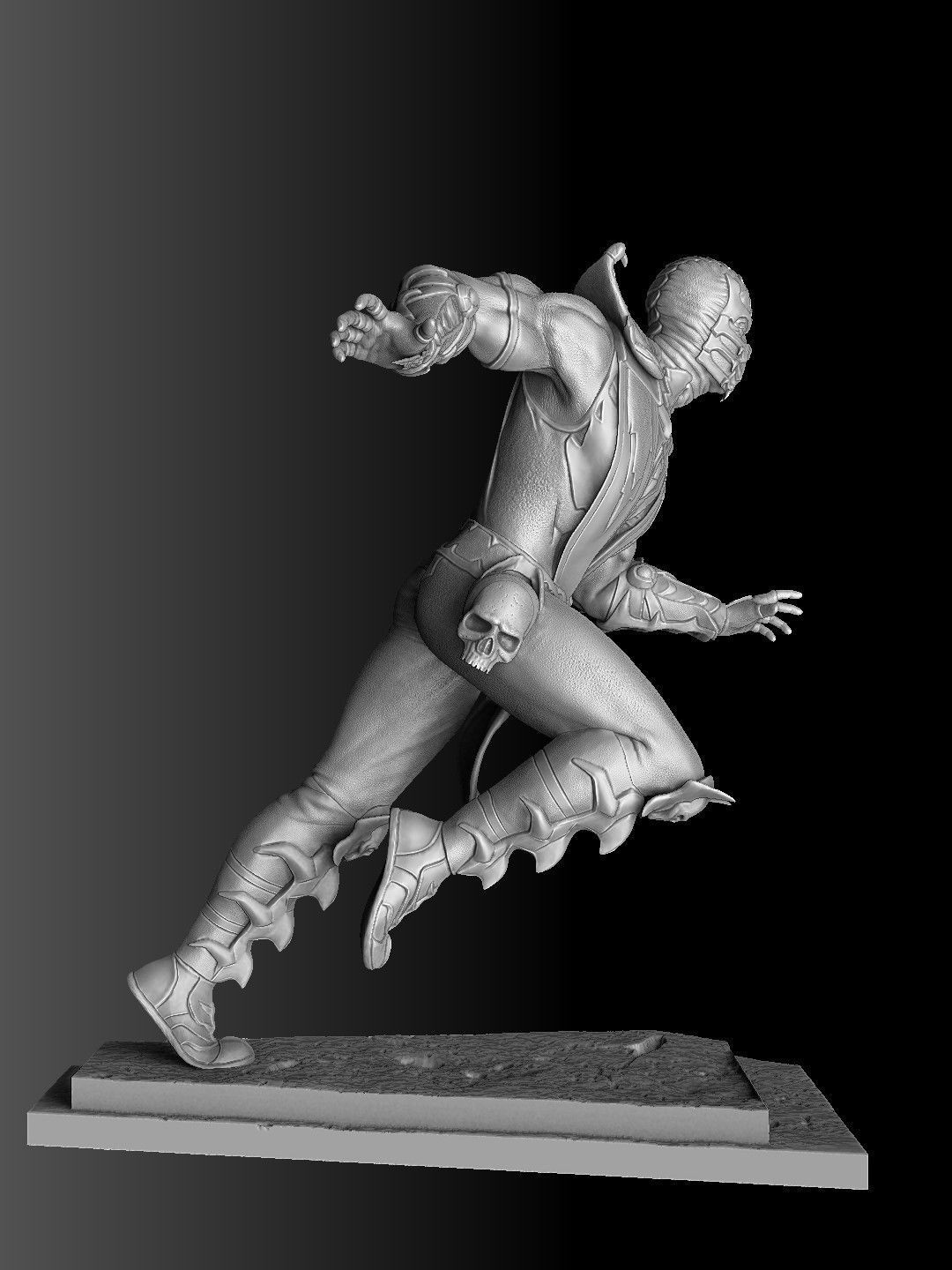 SCORPION VS SUB-ZERO for 3D PRINT STL  3D print model_42