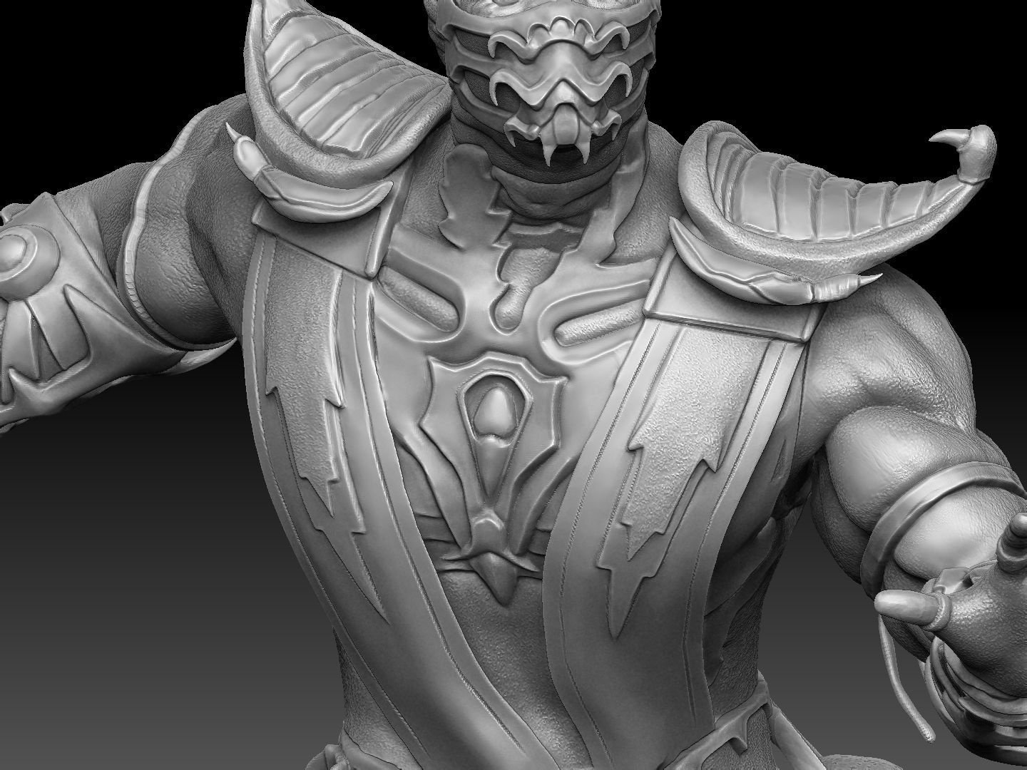 SCORPION VS SUB-ZERO for 3D PRINT STL  3D print model_62