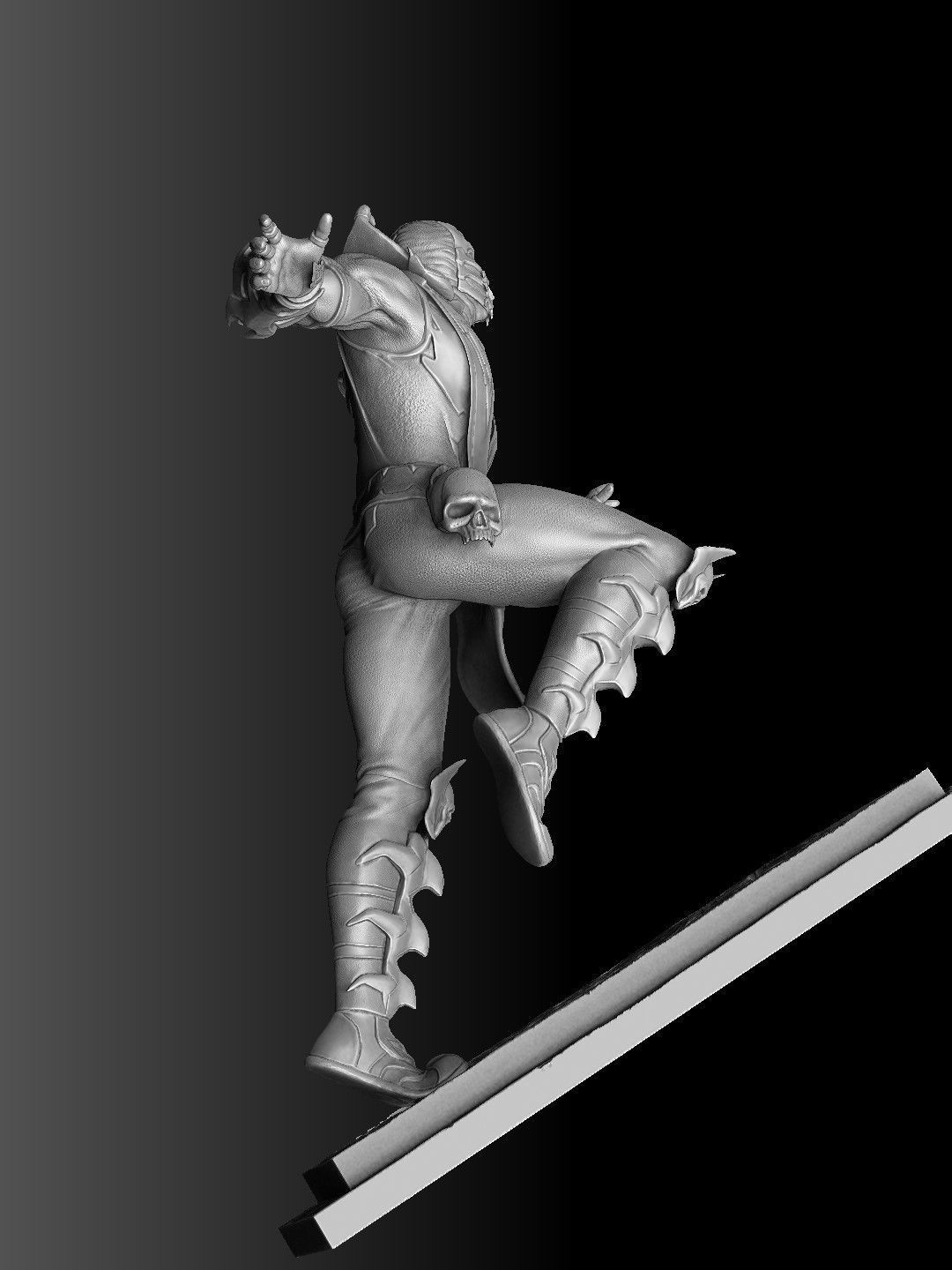SCORPION VS SUB-ZERO for 3D PRINT STL  3D print model_45