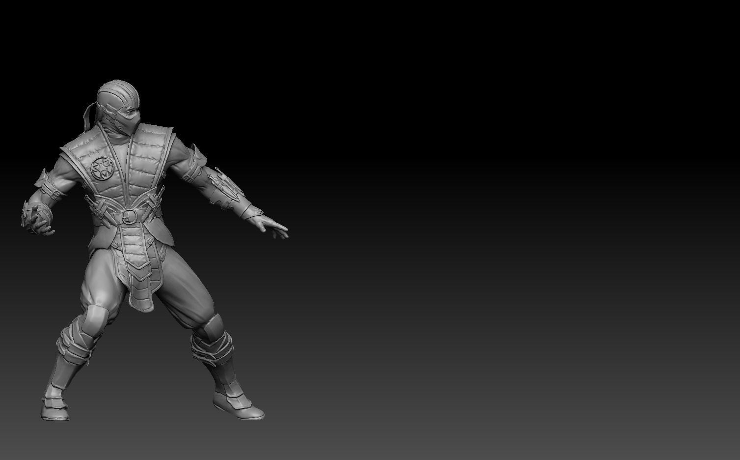 SCORPION VS SUB-ZERO for 3D PRINT STL  3D print model_7