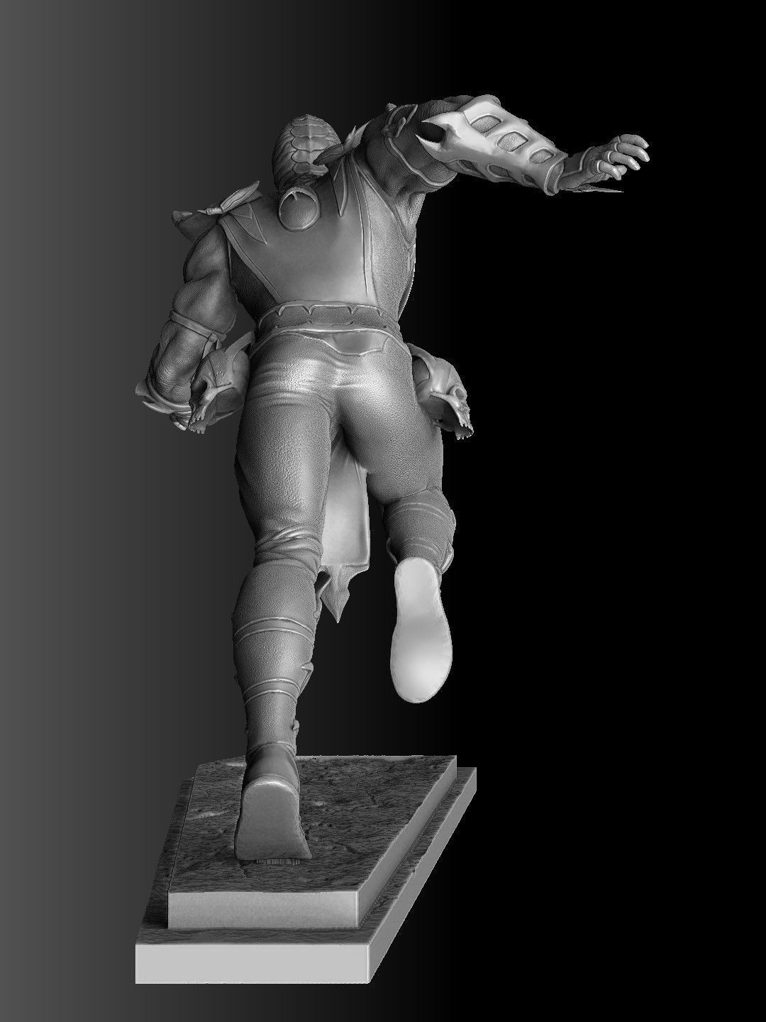 SCORPION VS SUB-ZERO for 3D PRINT STL  3D print model_41