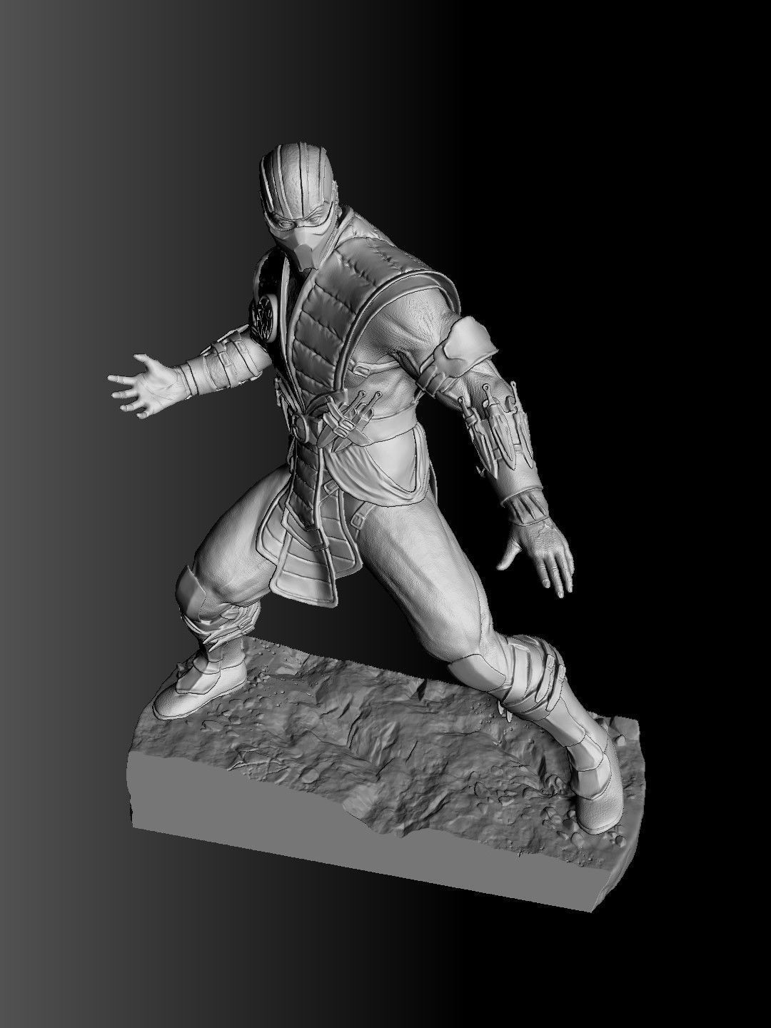 SCORPION VS SUB-ZERO for 3D PRINT STL  3D print model_60