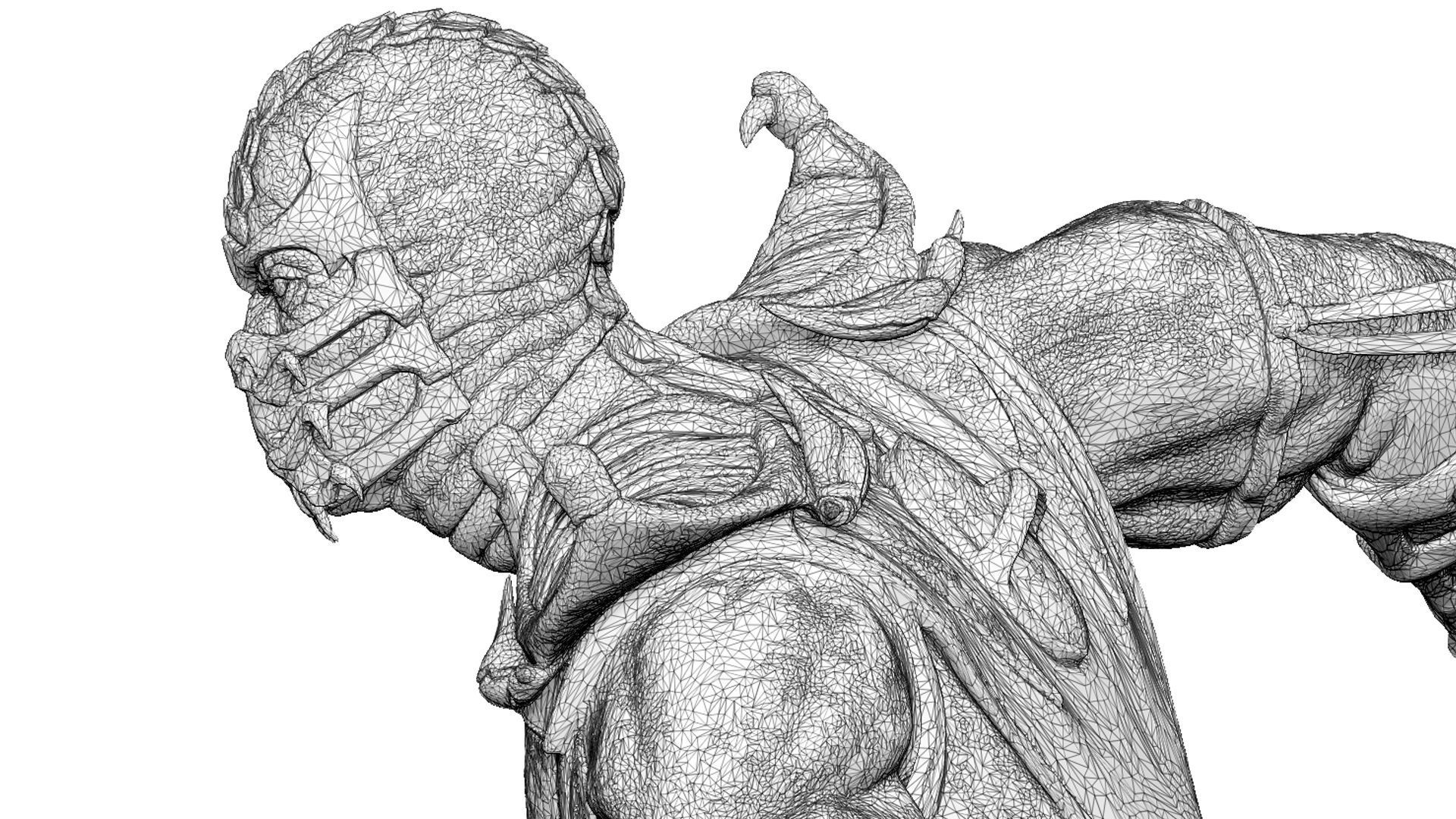 SCORPION VS SUB-ZERO for 3D PRINT STL  3D print model_34