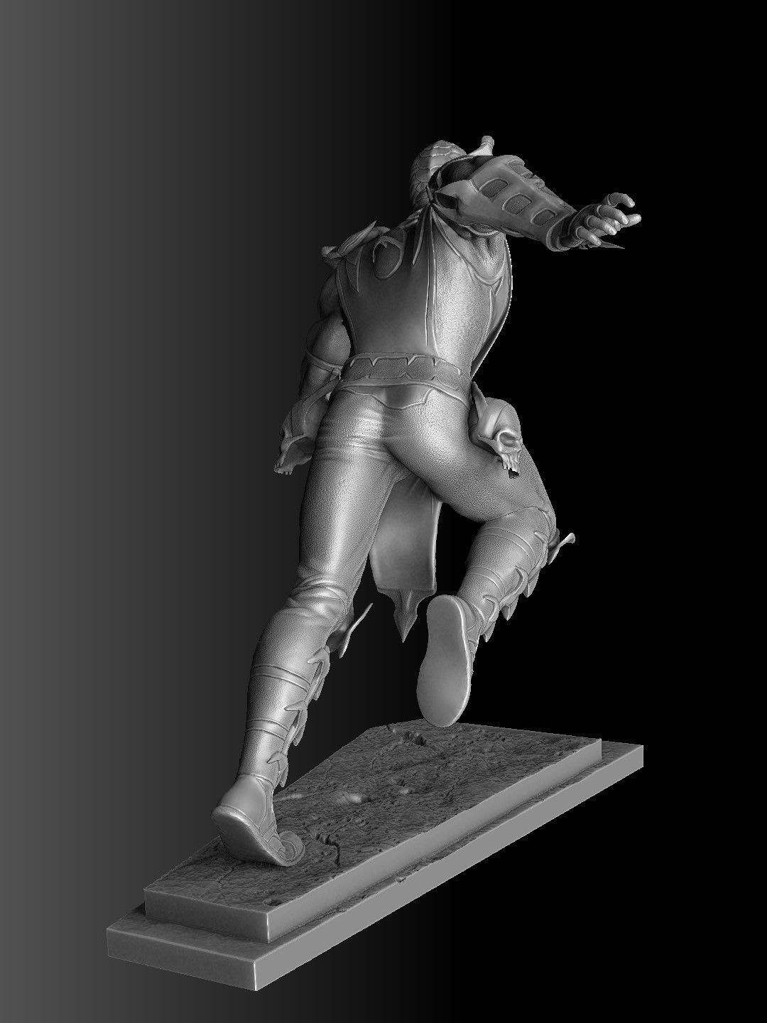 SCORPION VS SUB-ZERO for 3D PRINT STL  3D print model_40