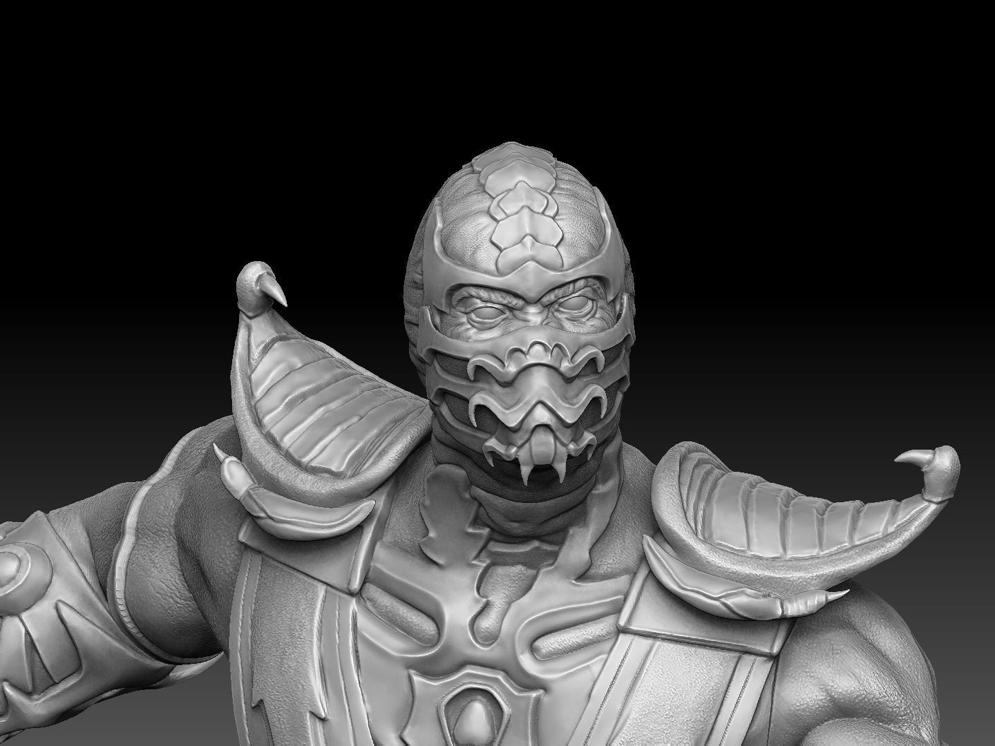 SCORPION VS SUB-ZERO for 3D PRINT STL  3D print model_54