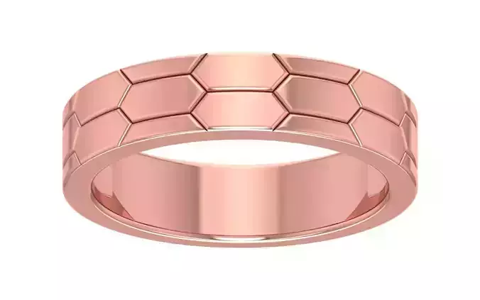 Solitaire Women Band Ring 3dm STL OBJ FBX Renders Details 3D print model