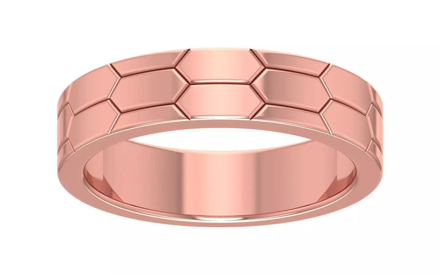 Solitaire Women Band Ring 3dm STL OBJ FBX Renders Details 3D print model_0