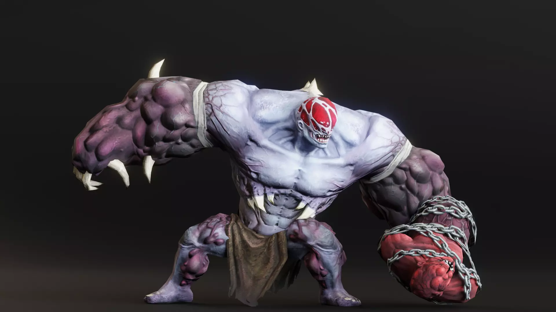 Abomination Warrior or Tyrant Low-poly 3D model_0