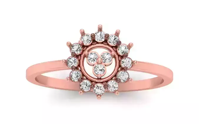  Women Engagement Band Ring 3dm STL OBJ FBX Renders Details 3D print model