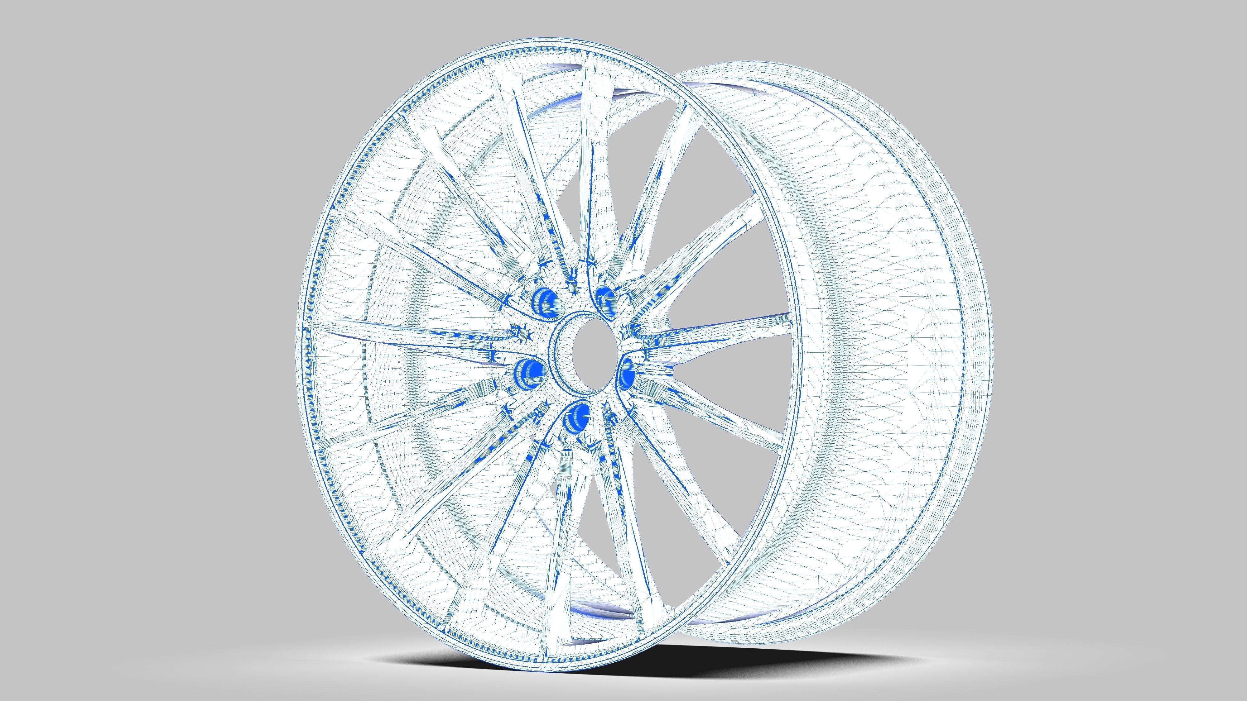 VS Forged Wheel 3D model_18