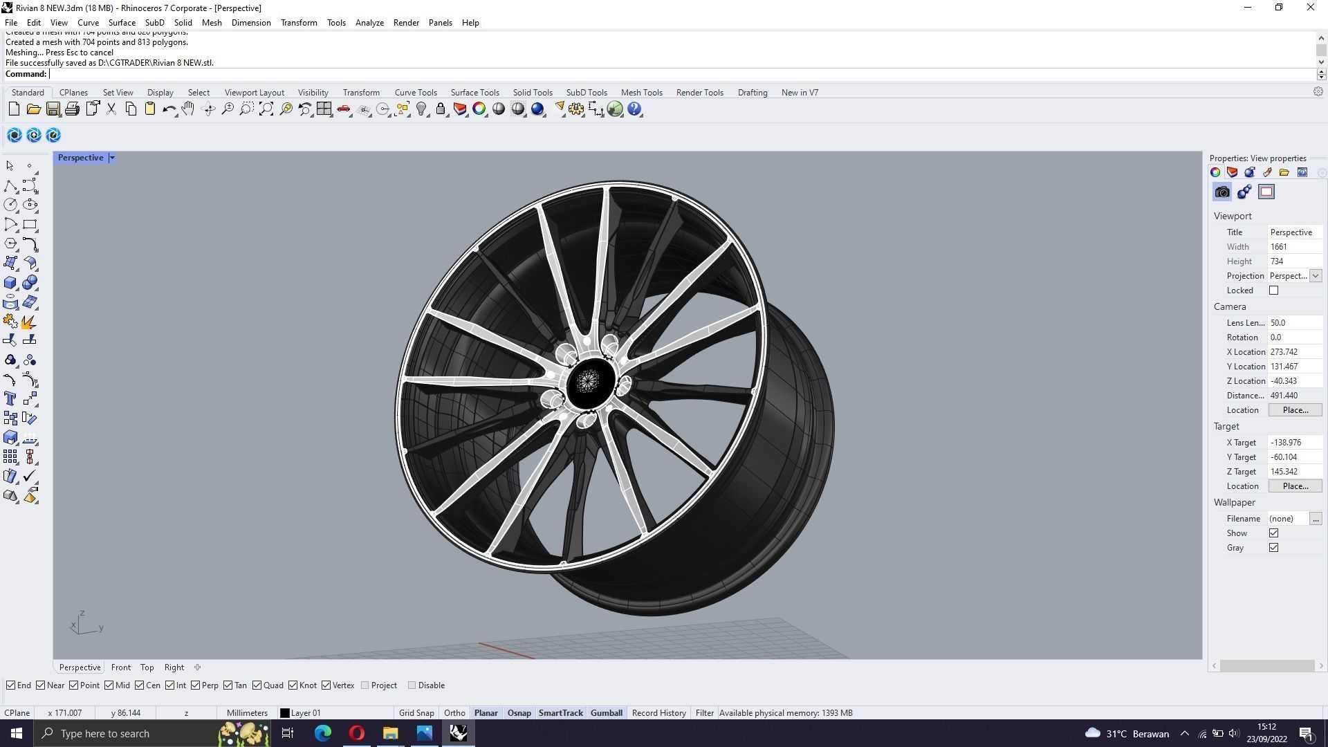 VS Forged Wheel 3D model_20