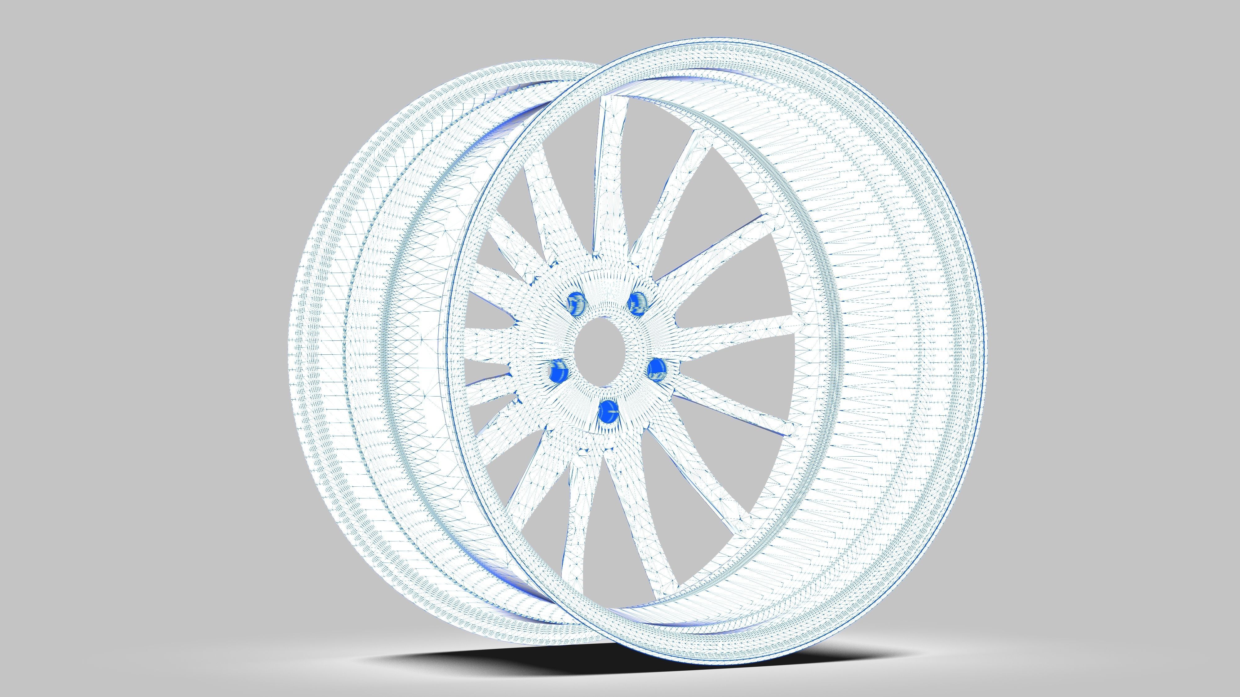 VS Forged Wheel 3D model_19