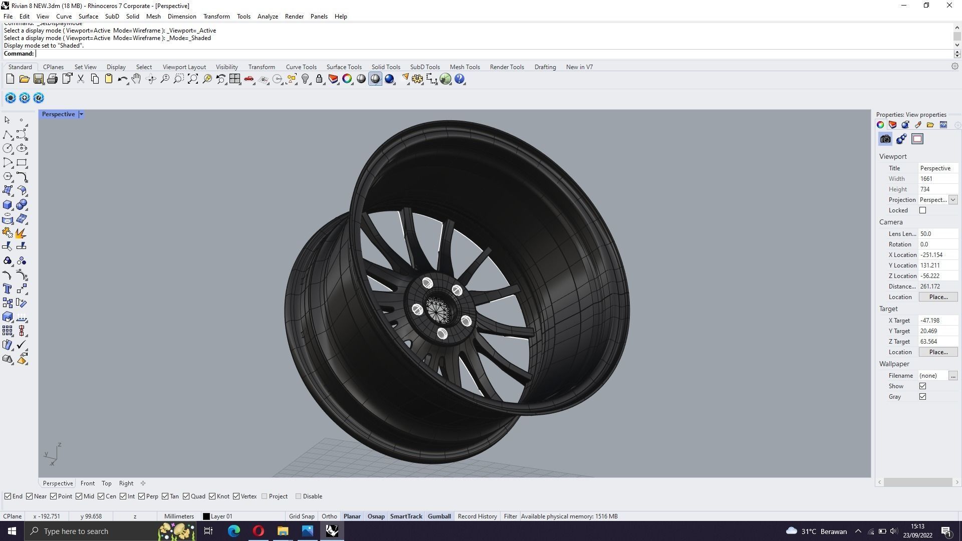 VS Forged Wheel 3D model_23