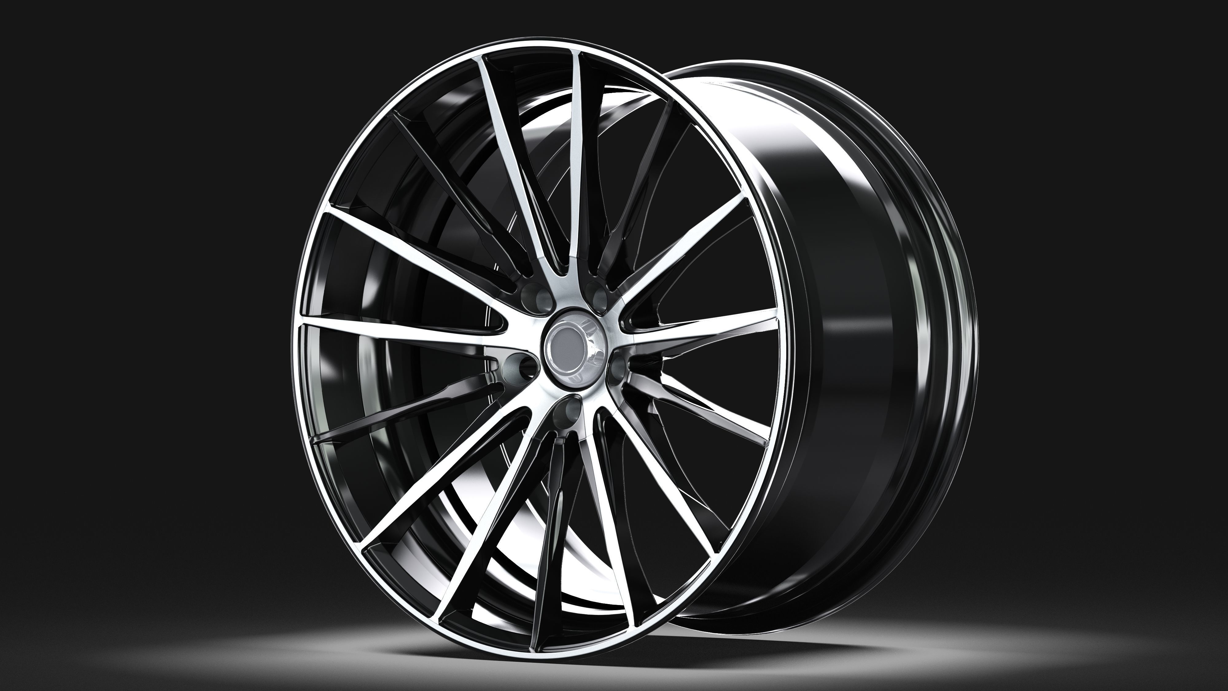 VS Forged Wheel 3D model_10