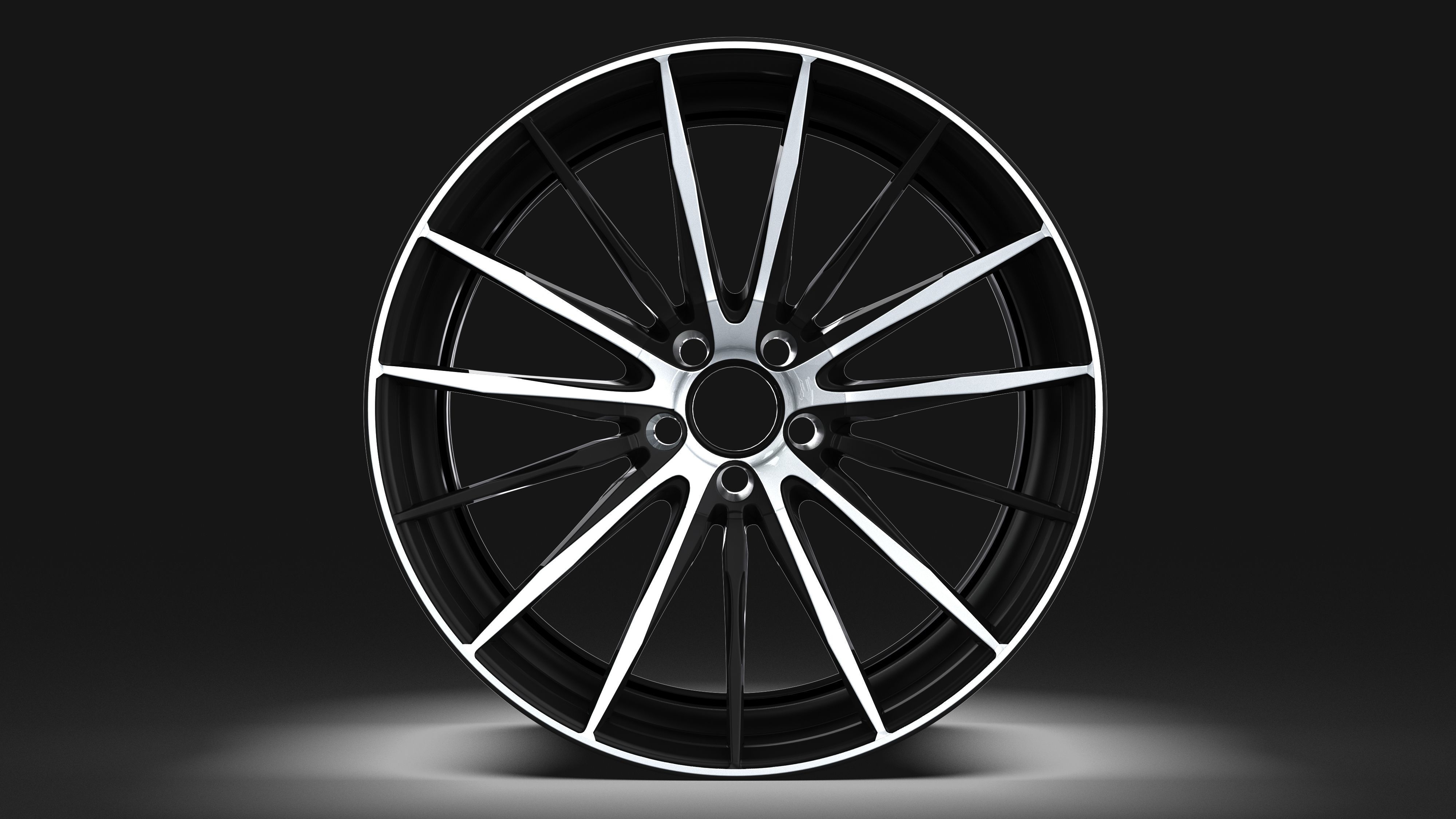 VS Forged Wheel 3D model_11