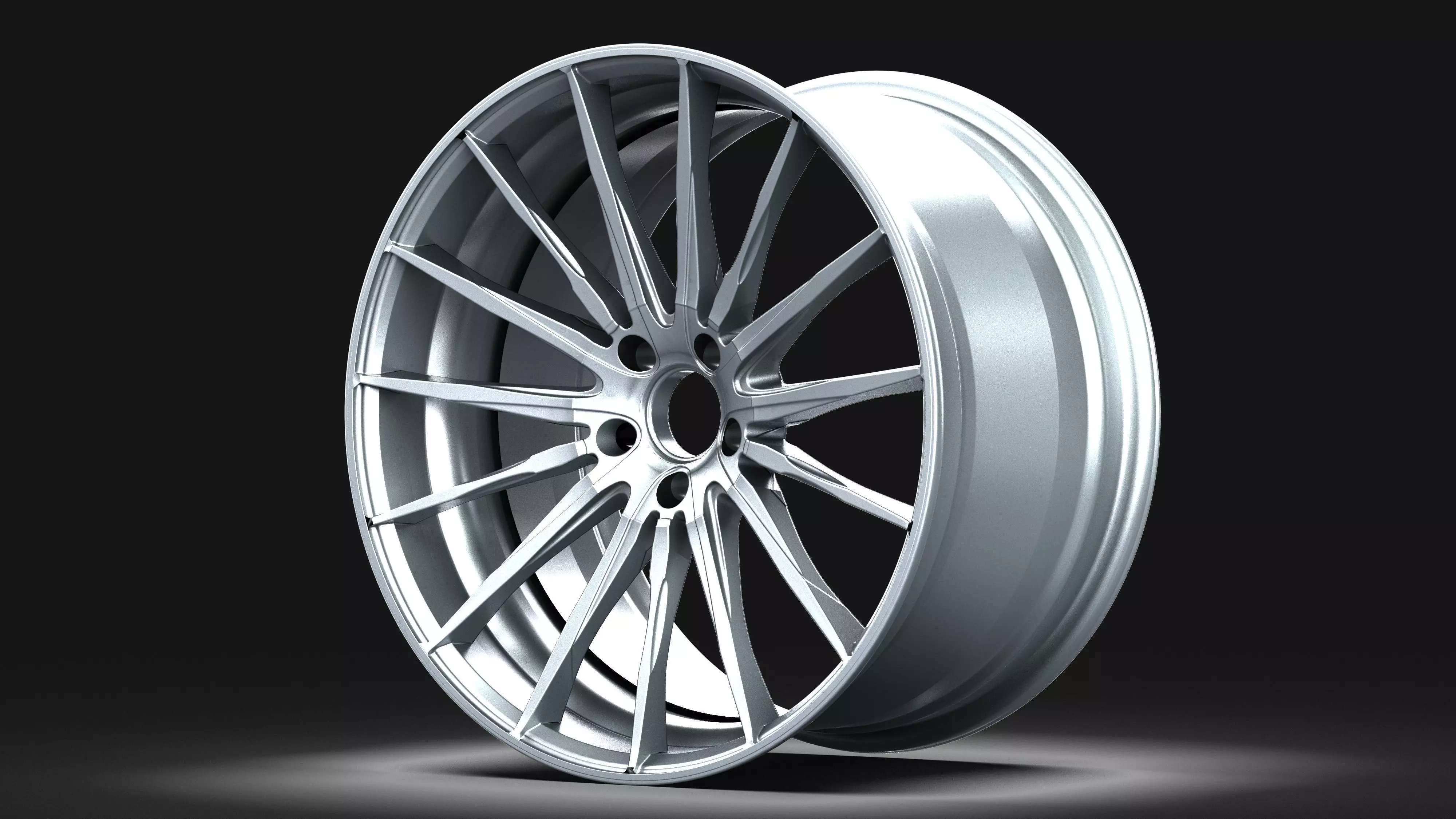 VS Forged Wheel 3D model_0