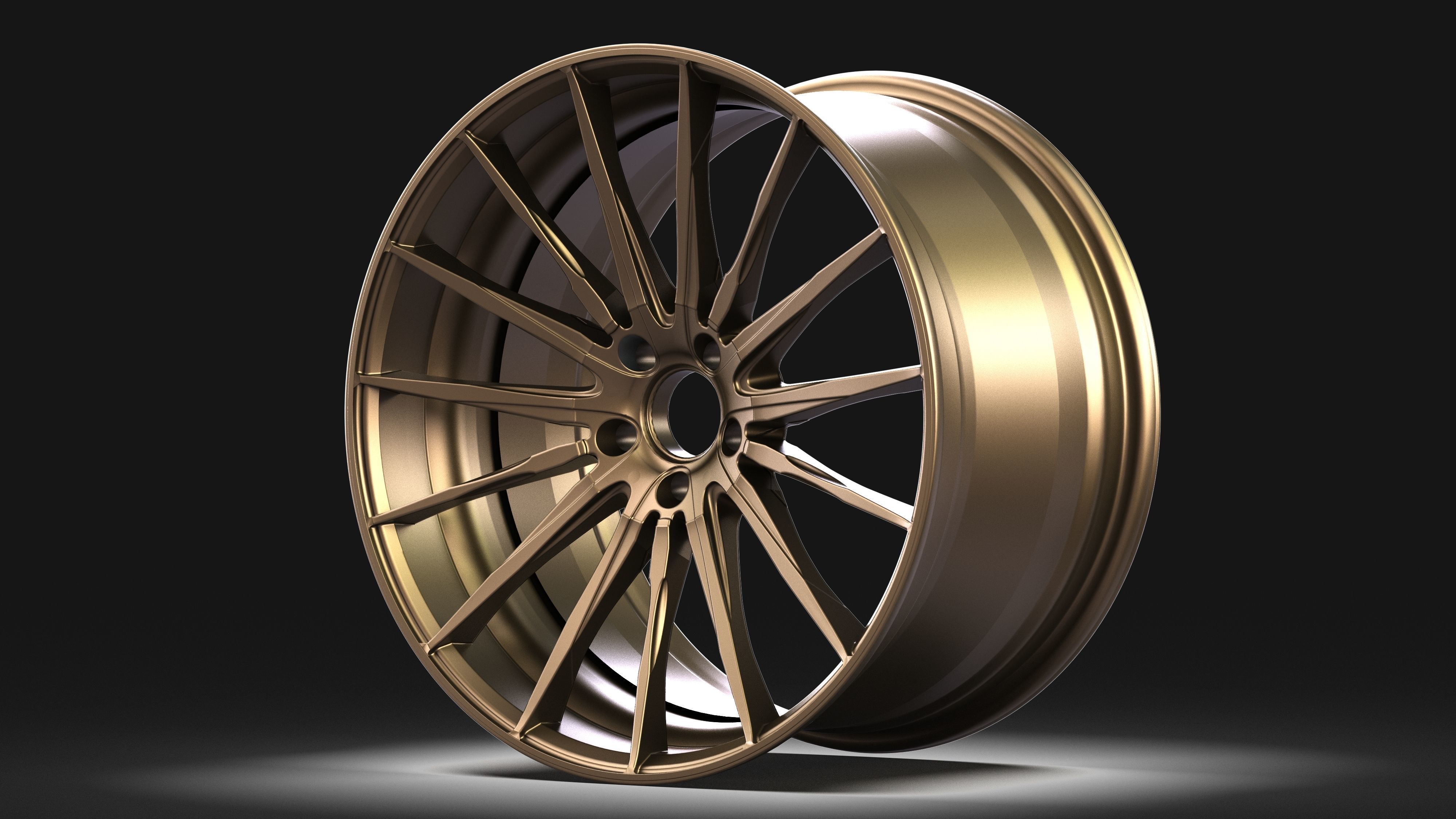 VS Forged Wheel 3D model_7