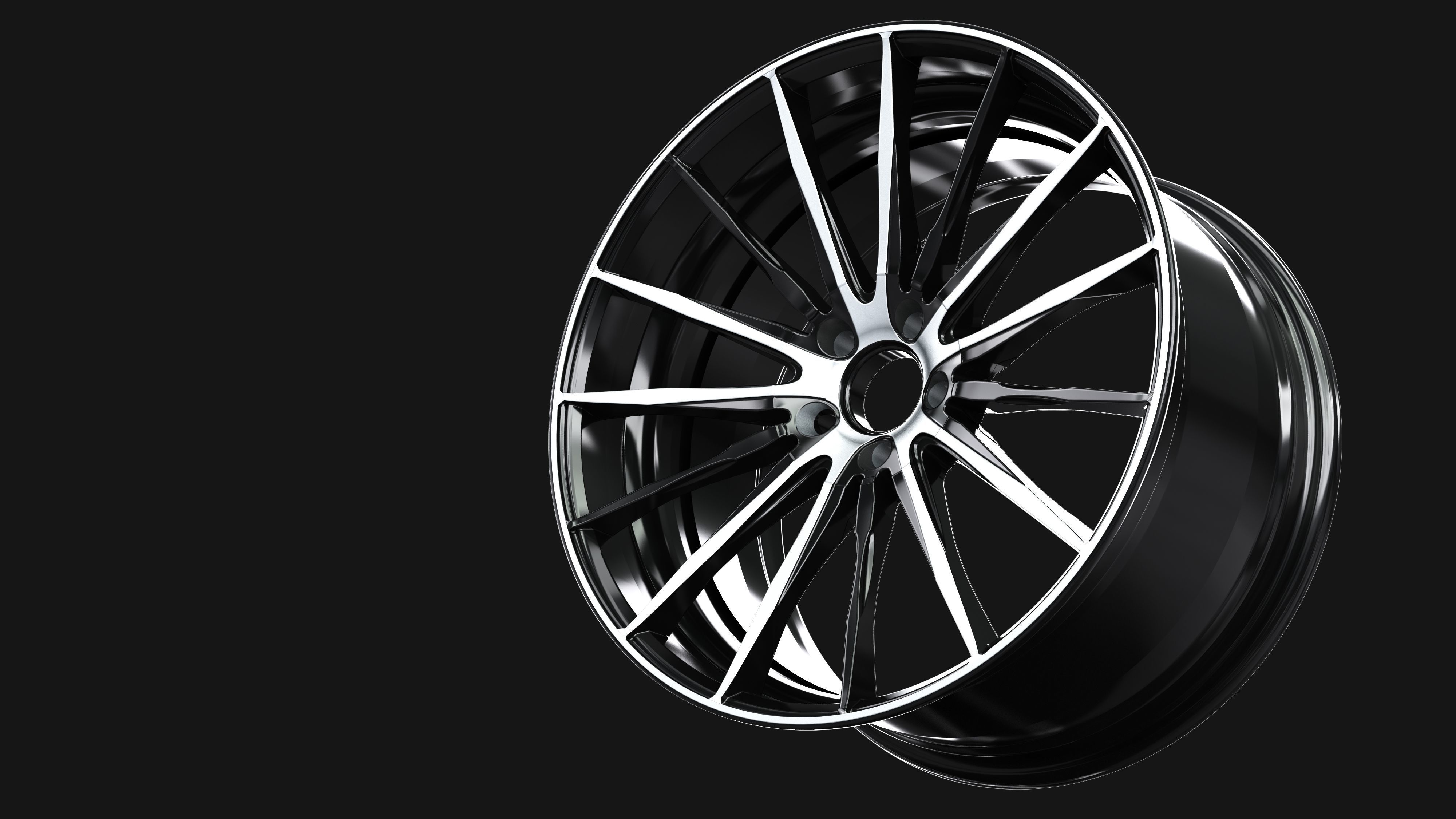 VS Forged Wheel 3D model_12