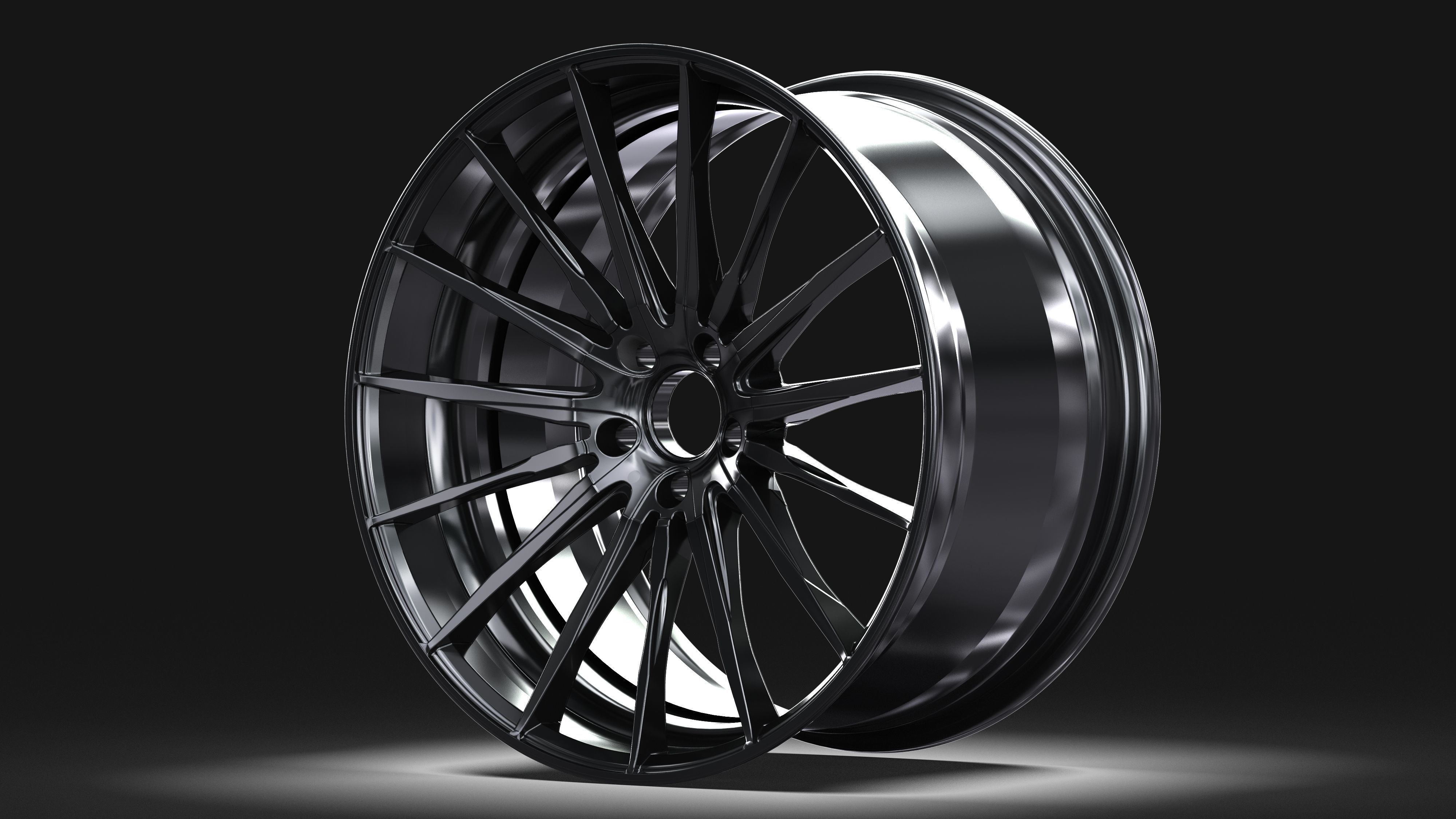 VS Forged Wheel 3D model_8