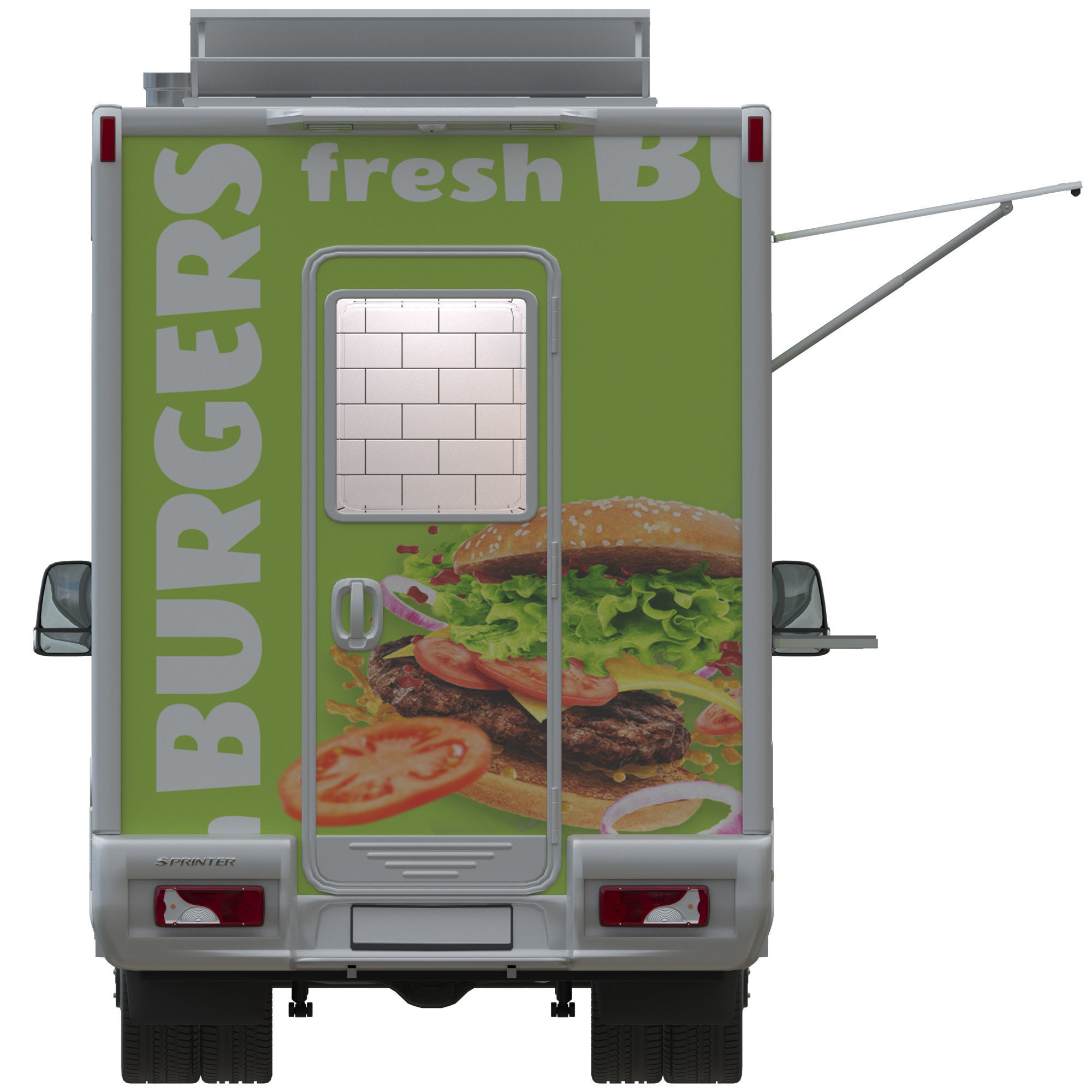 Food Truck Sprinter 3D model_11