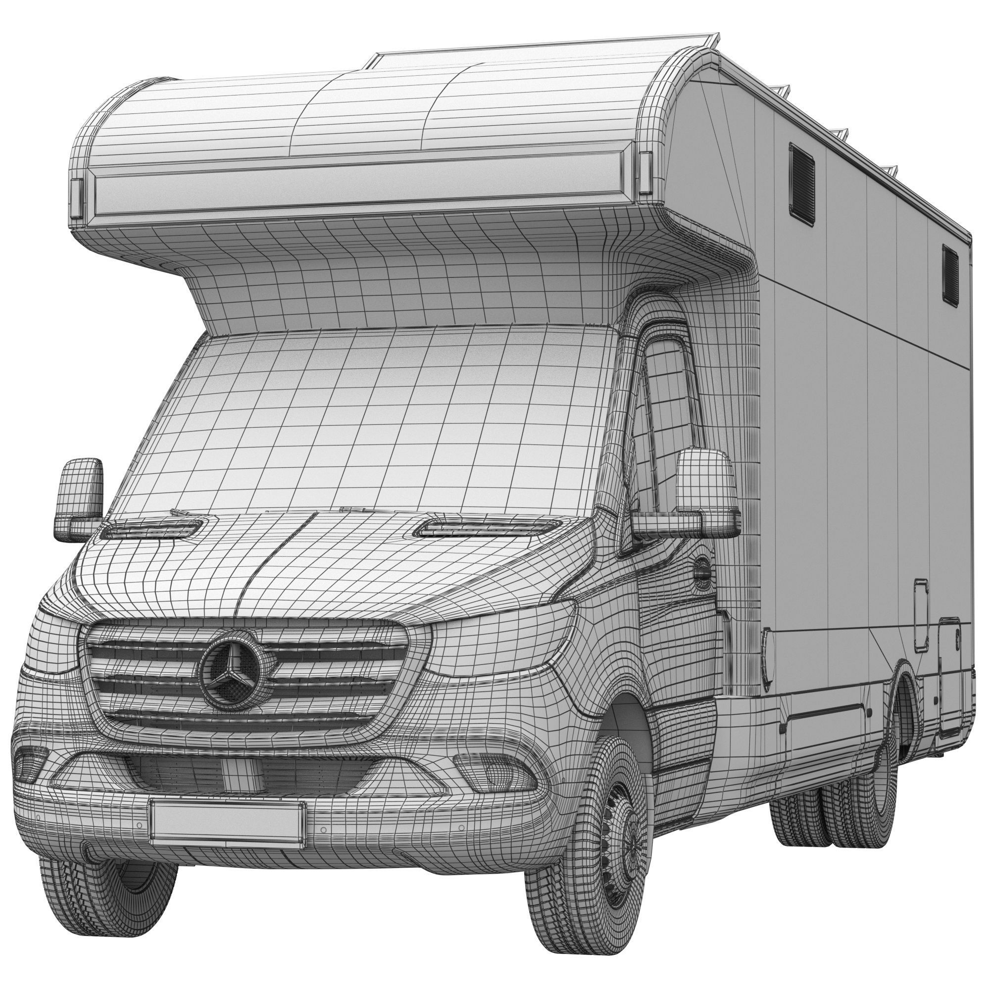Food Truck Sprinter 3D model_18