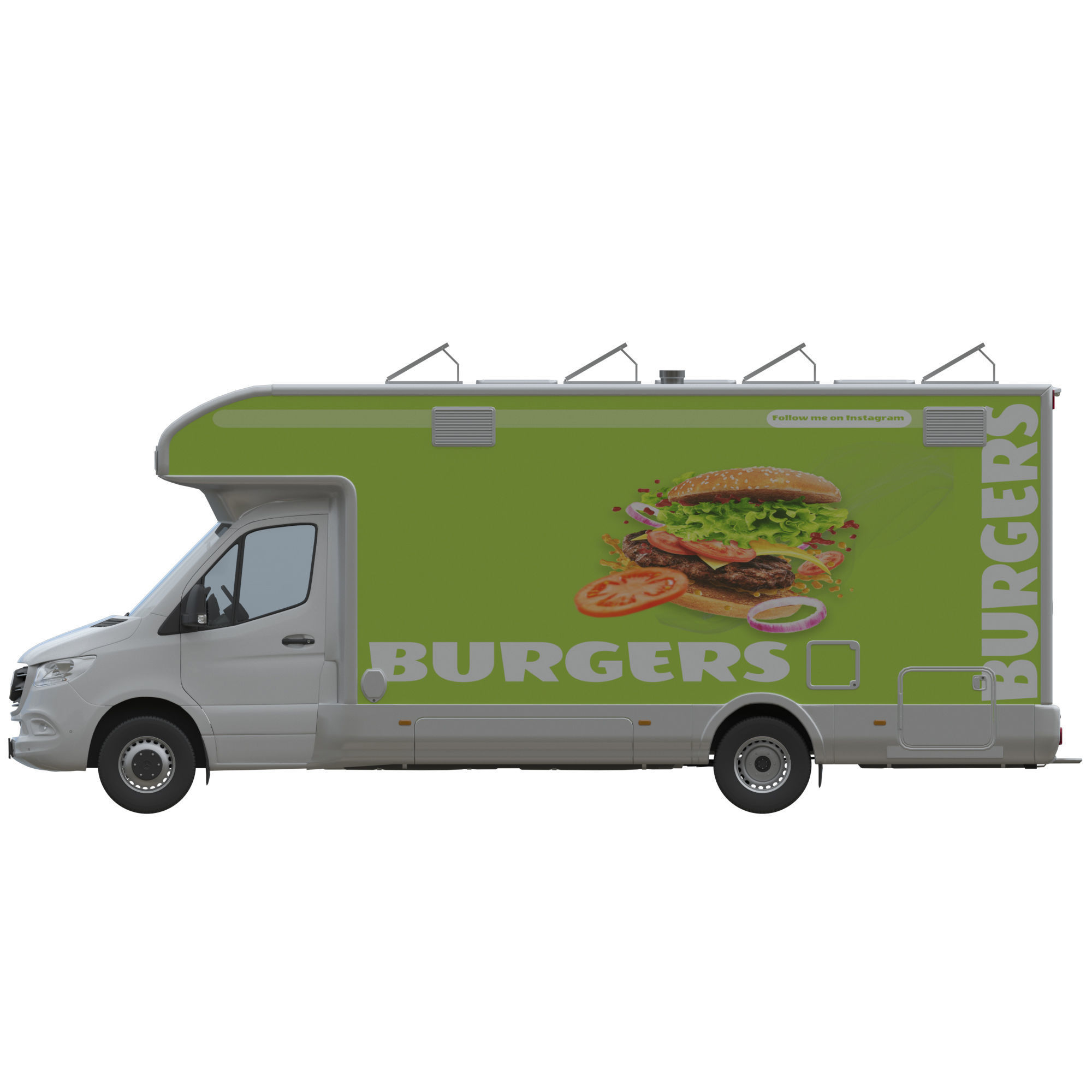 Food Truck Sprinter 3D model_13