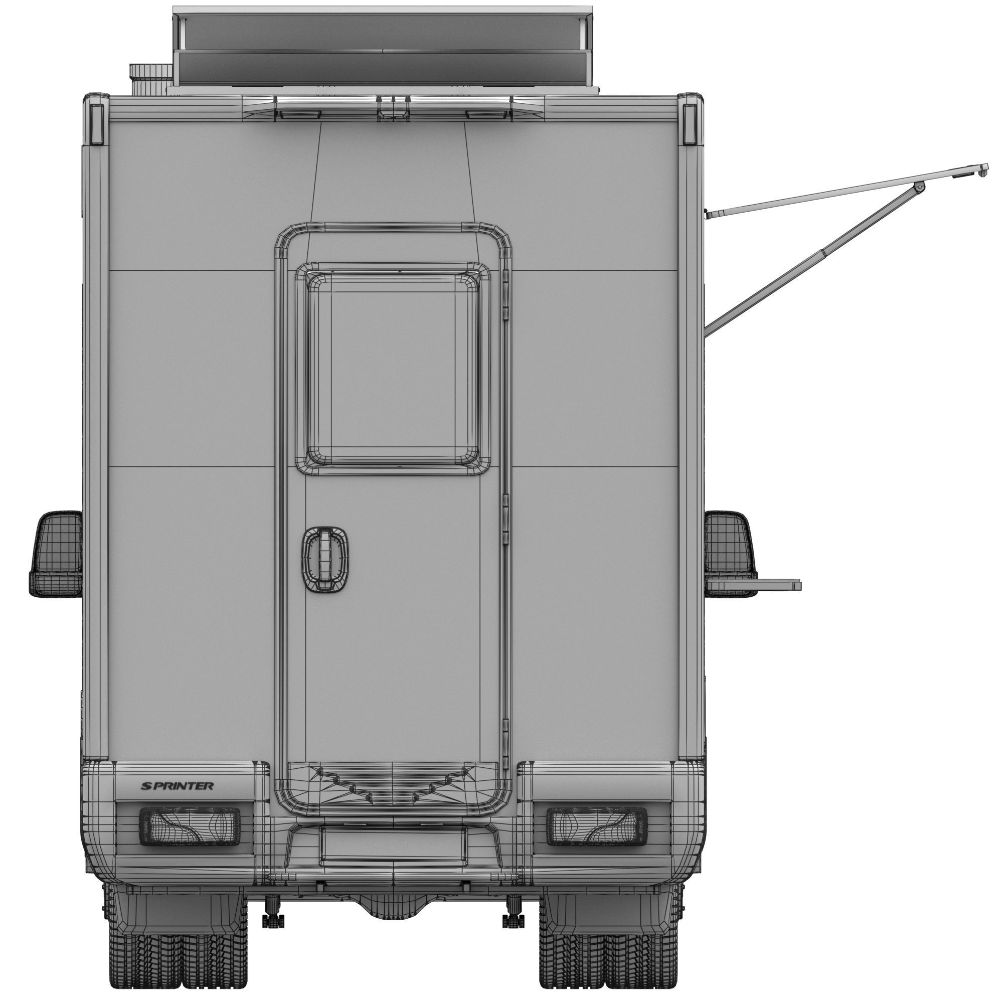 Food Truck Sprinter 3D model_20