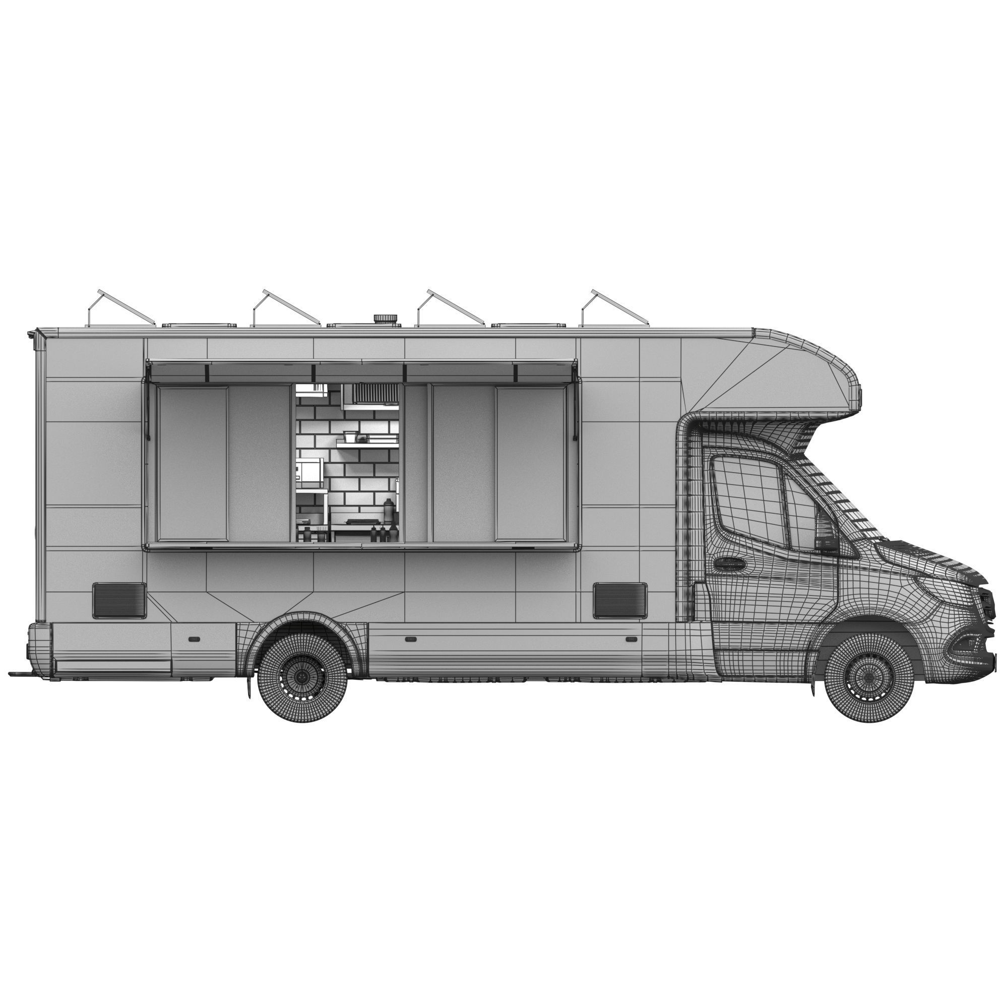 Food Truck Sprinter 3D model_21