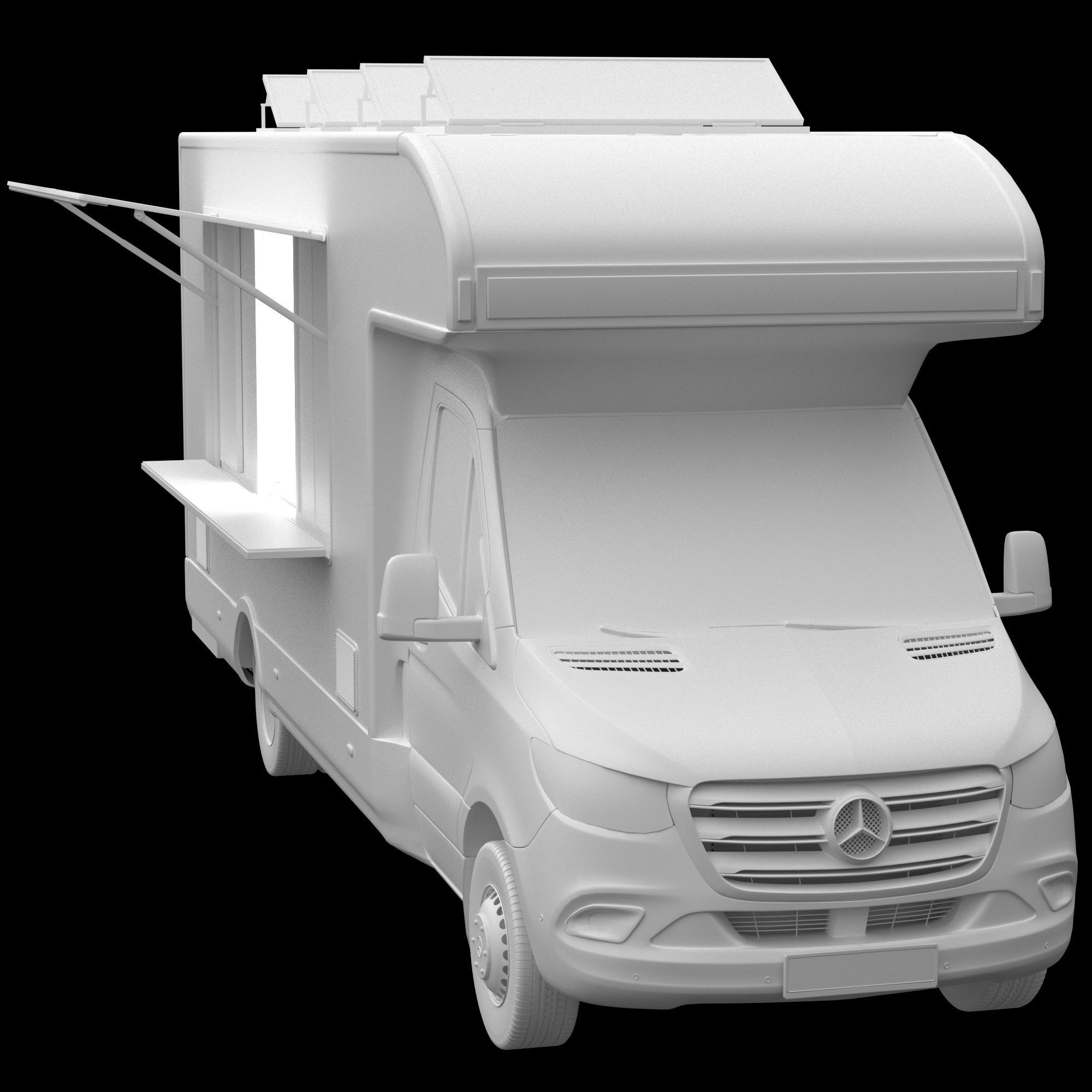 Food Truck Sprinter 3D model_15