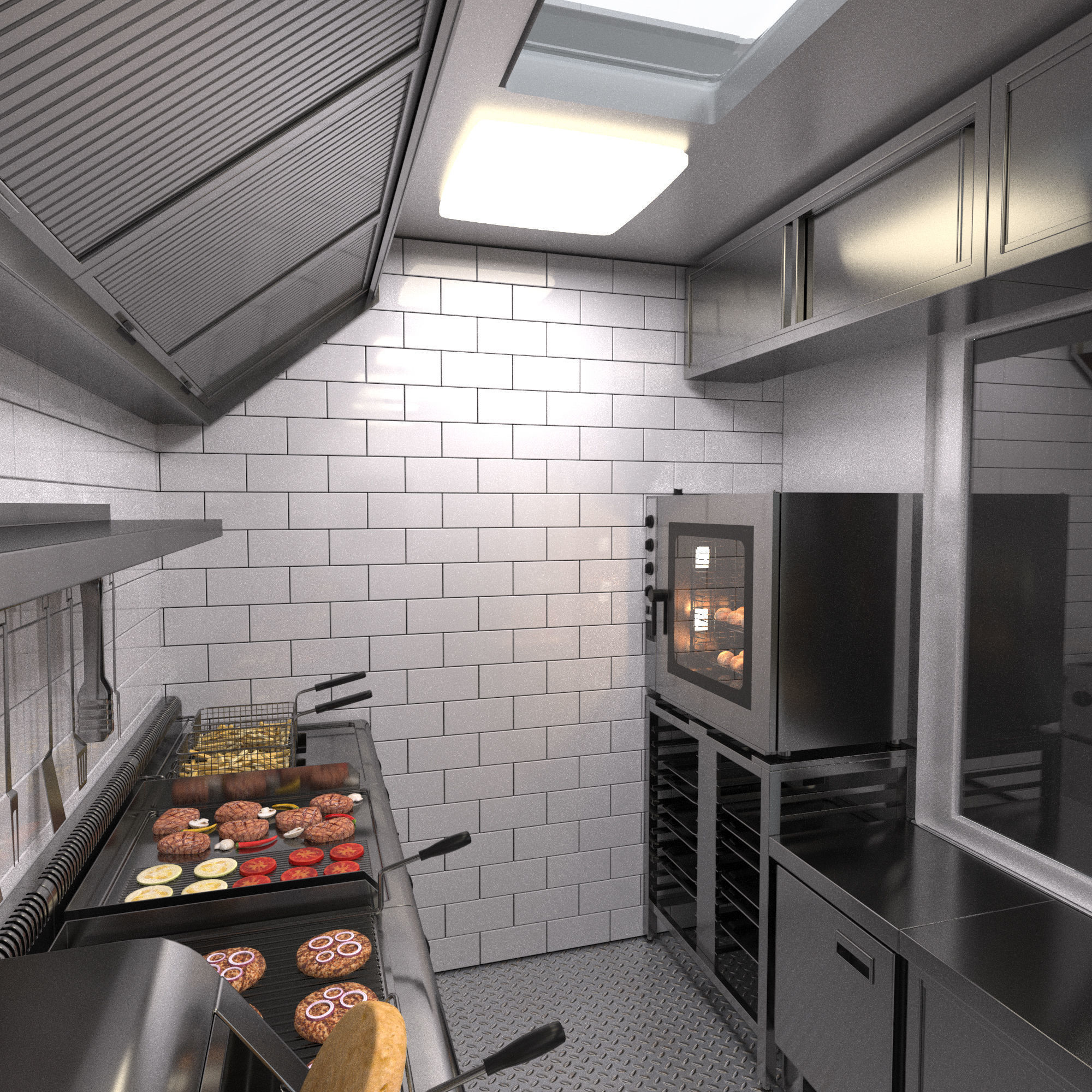 Food Truck Sprinter 3D model_8