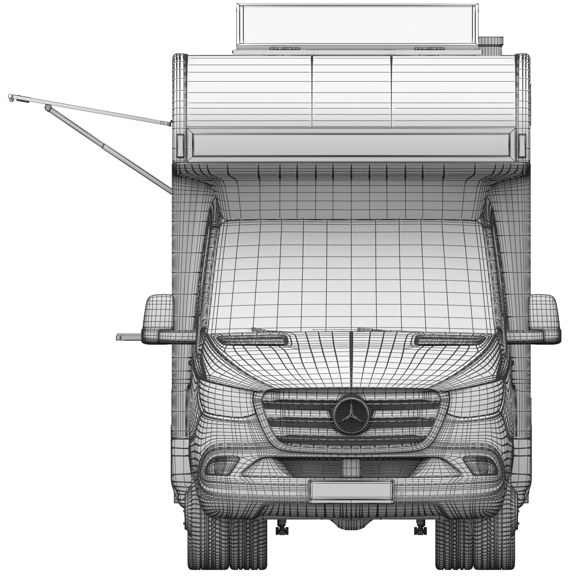 Food Truck Sprinter 3D model_19
