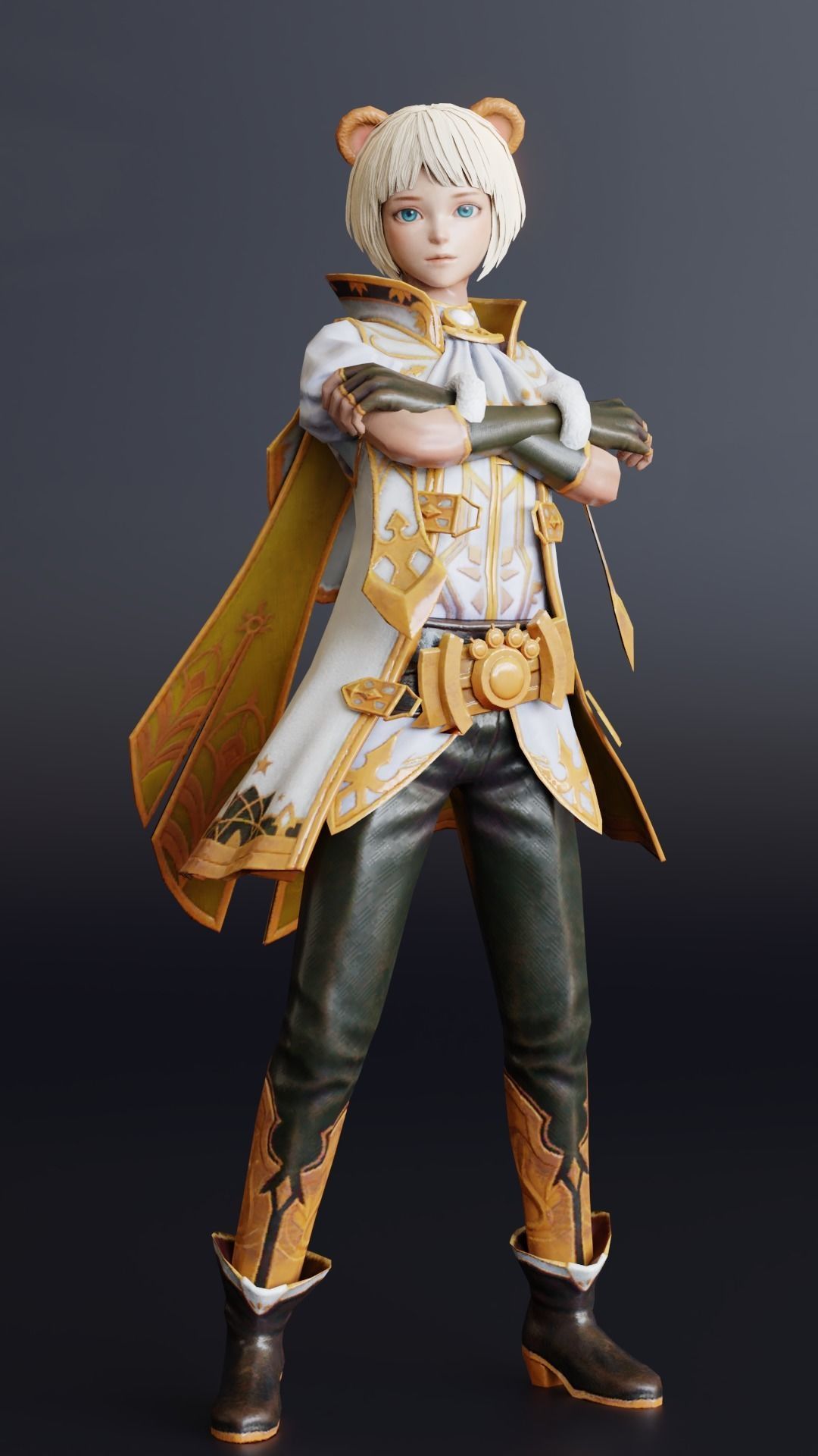 walmart Luffy  Low-poly 3D model_2